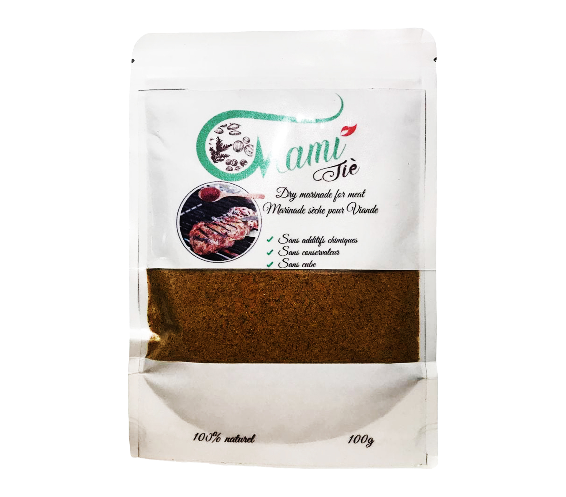 Mami Tiè Epice Marinade sèche viande 100 Gram – GTIN 6176000052418