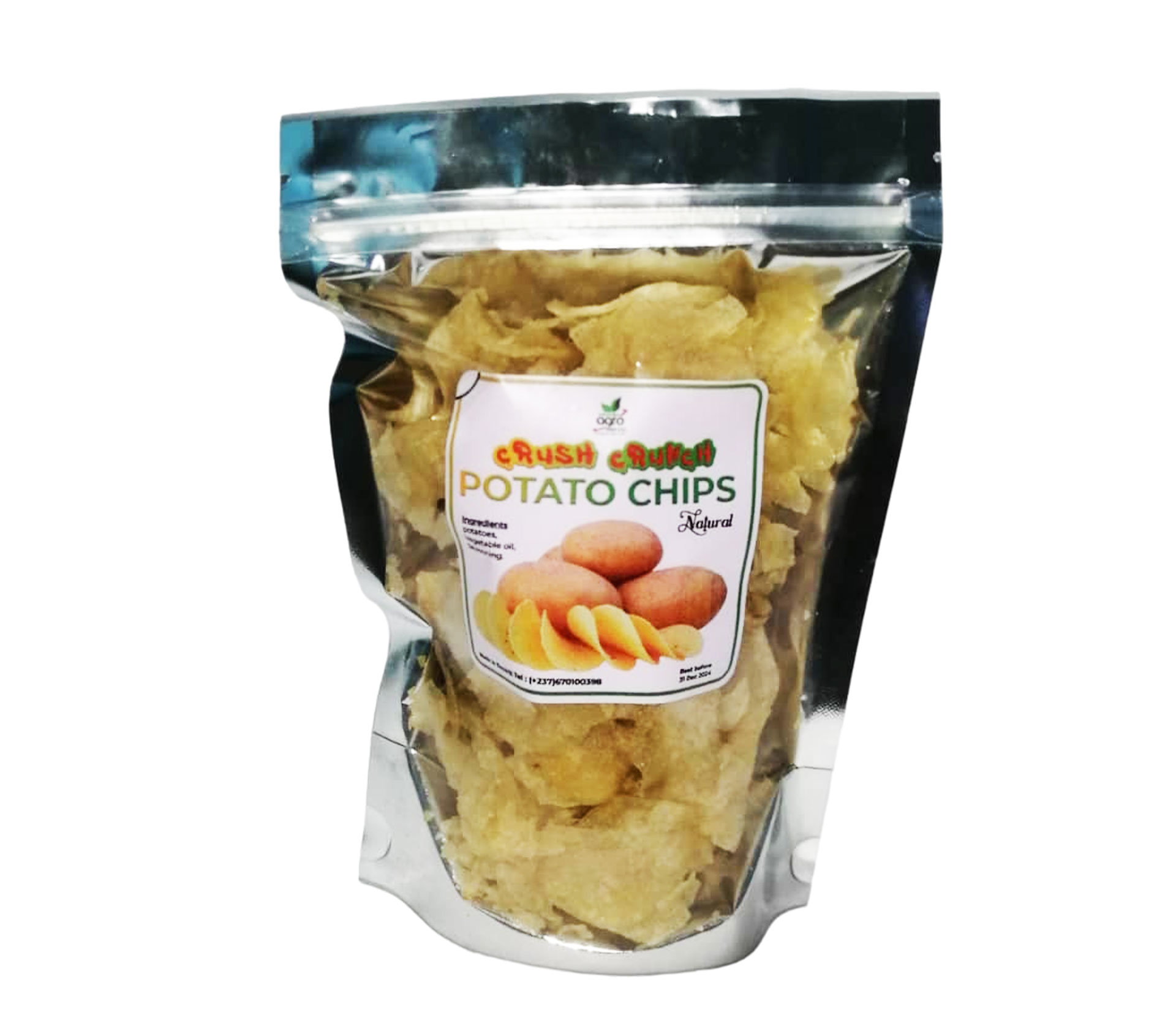 CRUSH CRUNCH Potato Chips 60 Gram – GTIN 6177000015205
