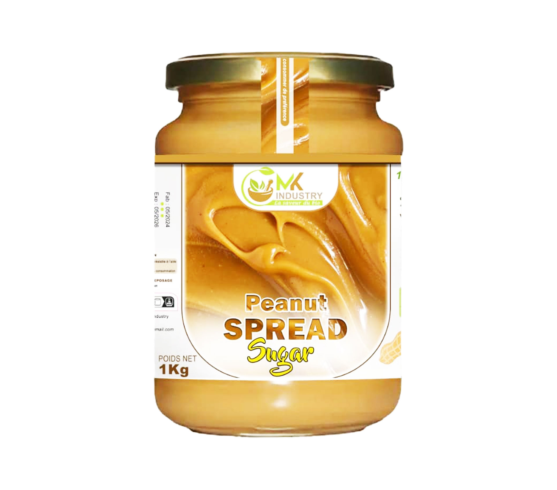 Mum's kitchen Tartine à base d'arachides Sucrée 1 kilogram – GTIN 6176000038573