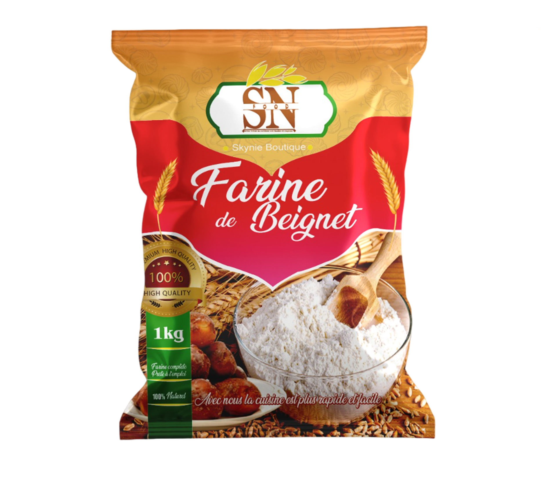 SKYNIE BOUTIQUE Farine de beignets 1000 Gram – GTIN 6176000107002