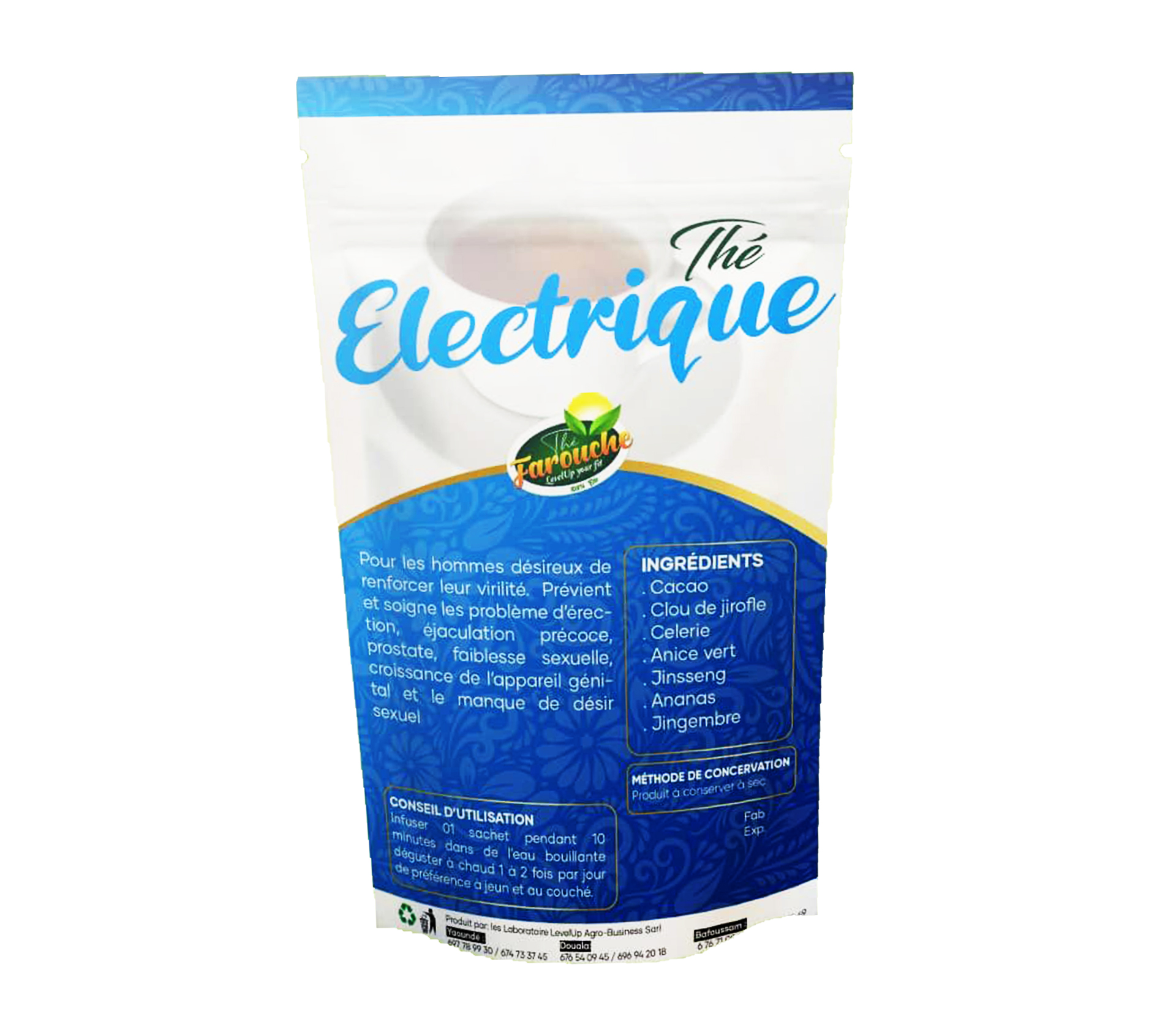 Thé electrique Thé Electrique levelUp your fit 30 Gram – GTIN 6176000044550