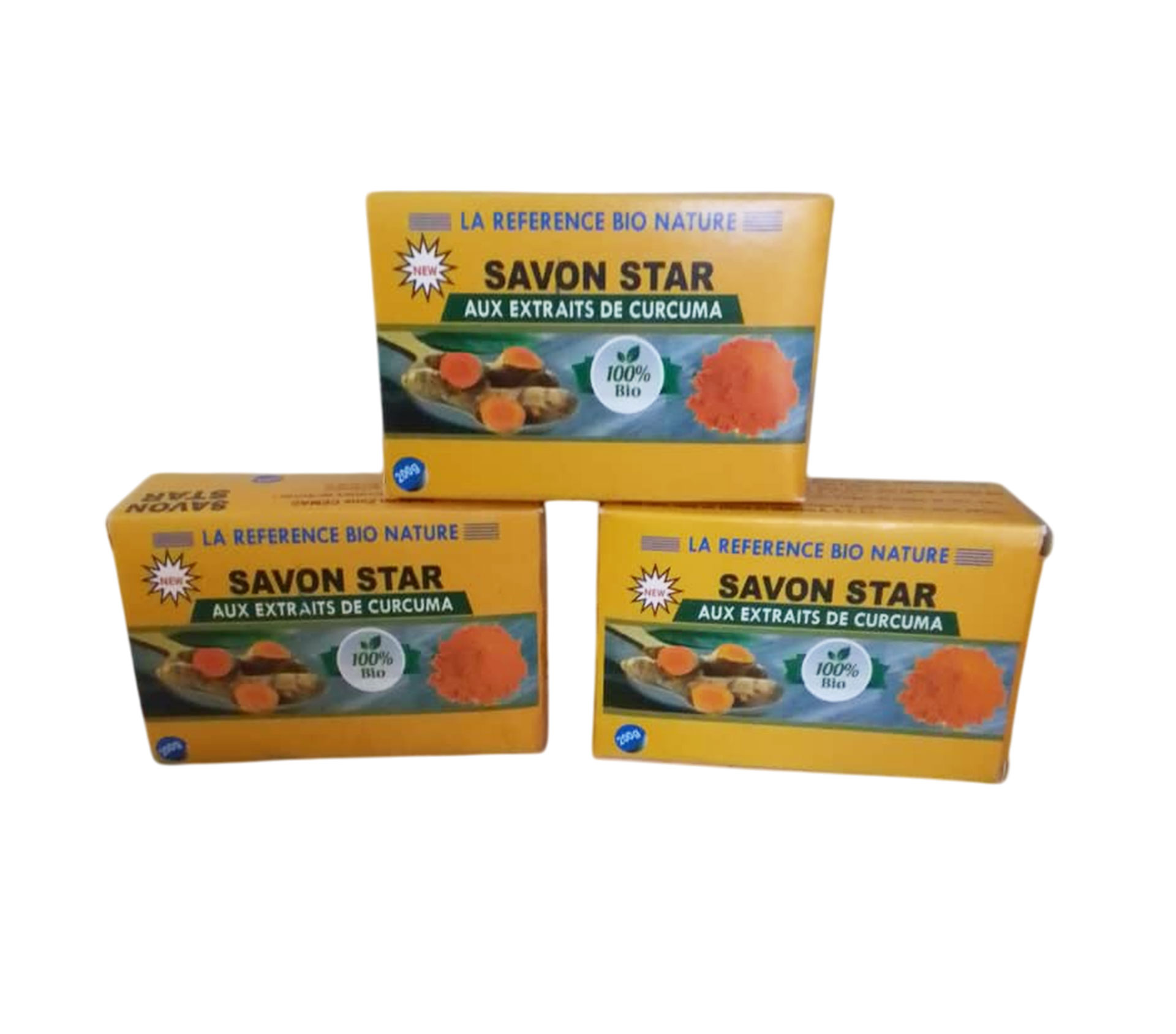 VICBIO Savon STAR Aux Extraits De Curcuma 200 gram – GTIN 6176000144298