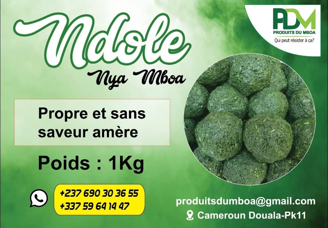 PRODUITS DU MBOA Ndolé Nya Mboa 1 kilogram – GTIN 6176000142362