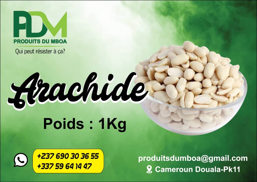 PRODUITS DU MBOA Arachide 1 kilogram – GTIN 6176000142386