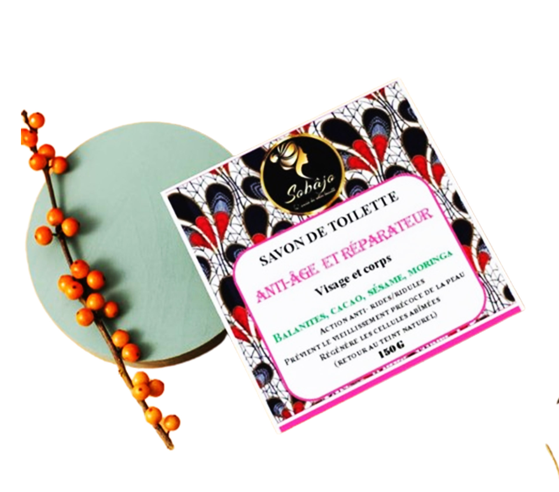 sobâjo SAVON anti-âge et réparateur 150 Gram – GTIN 6177000006340