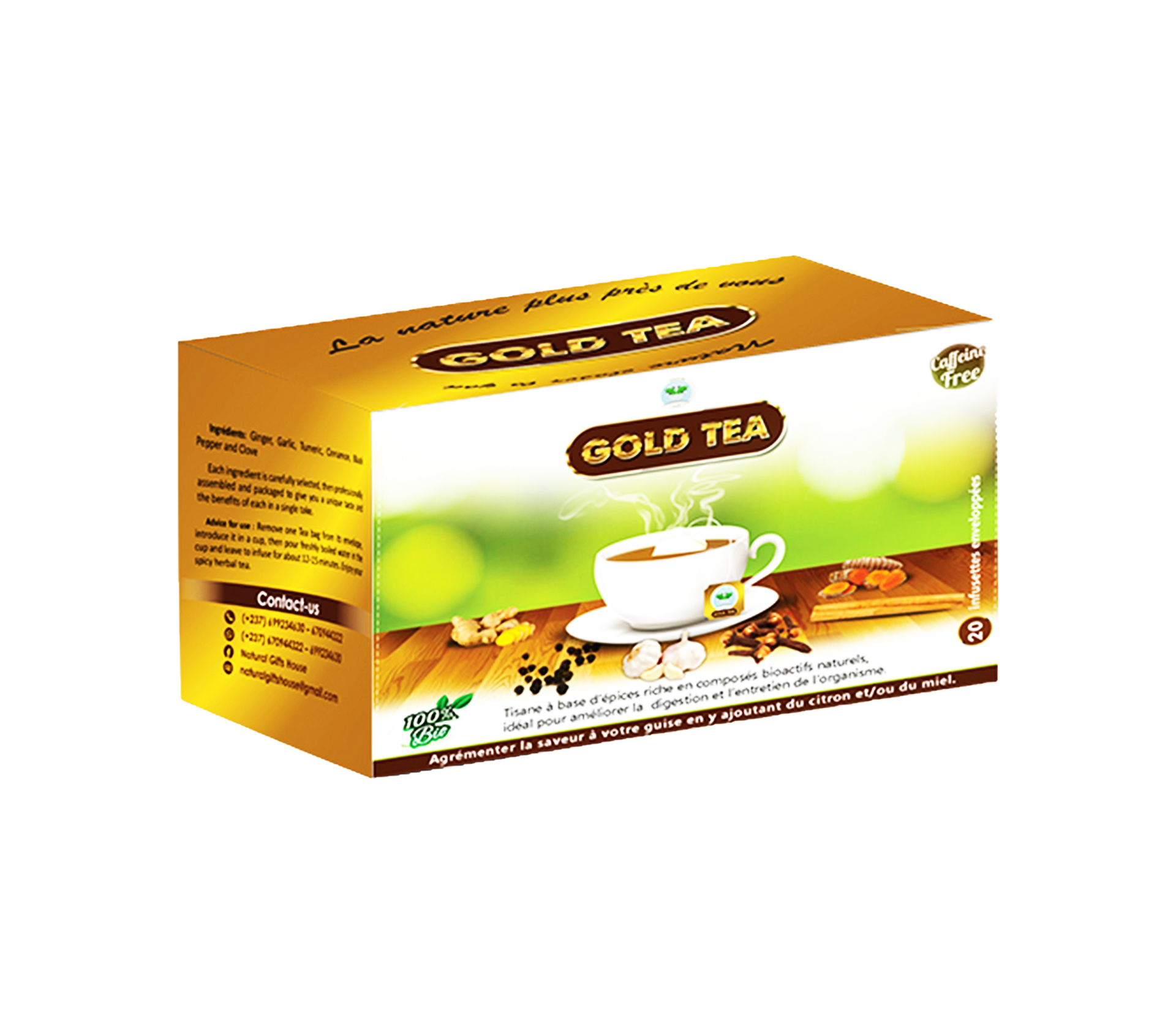 Gold Tea Tisane 20 Piece – GTIN 6177000001352