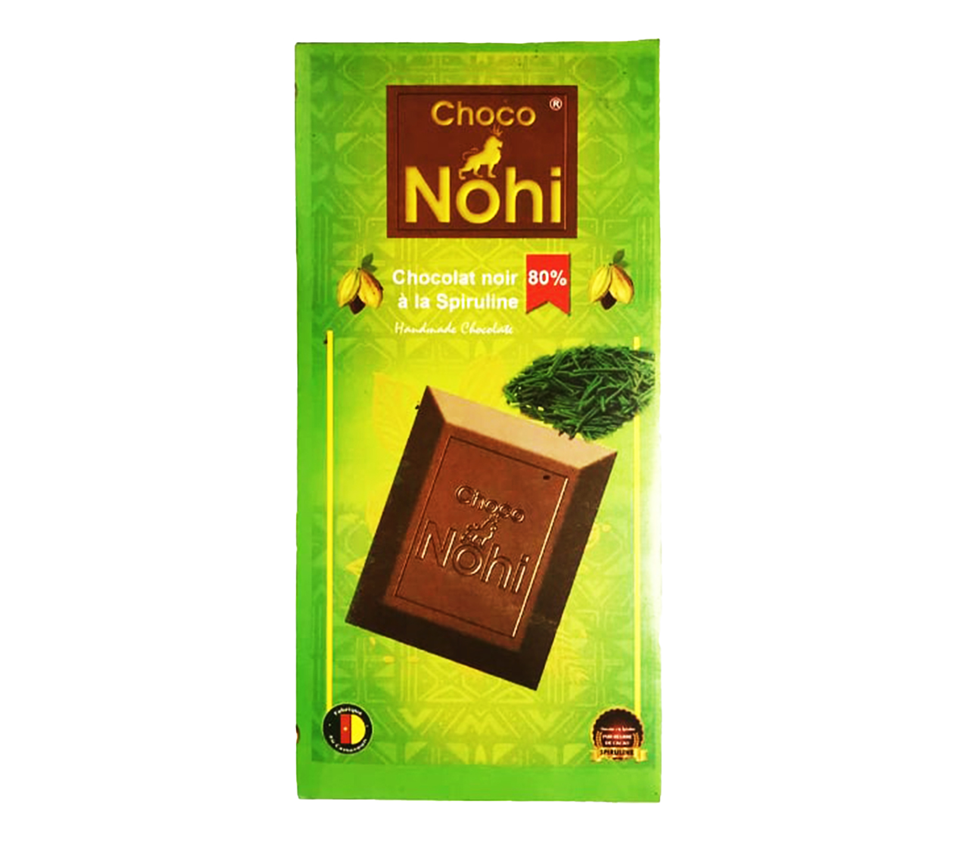 Choco Nohi Choco Nohi Chocolat et Confiserie de Chocolat Noir-Miel Et Spiruline 120 Gram – GTIN 6176000046264