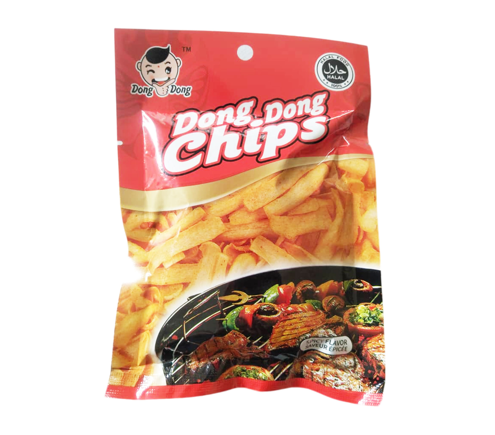 DONG DONG CHIPS Chips Spicy Flavour 20 Gram – GTIN 6176000129202
