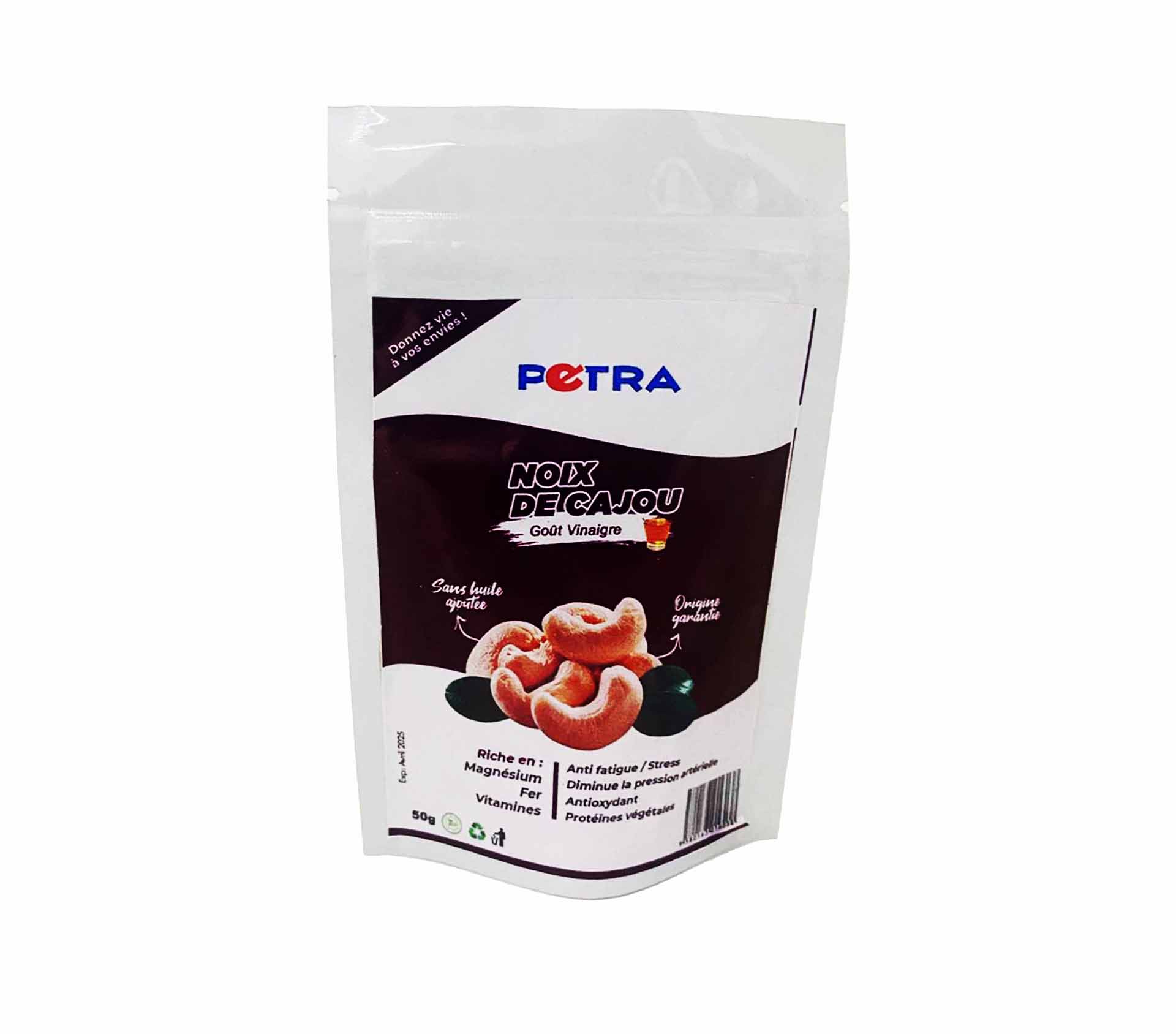 PETRA Noix de cajoux Vinaigre 50 Gram – GTIN 6176000096603