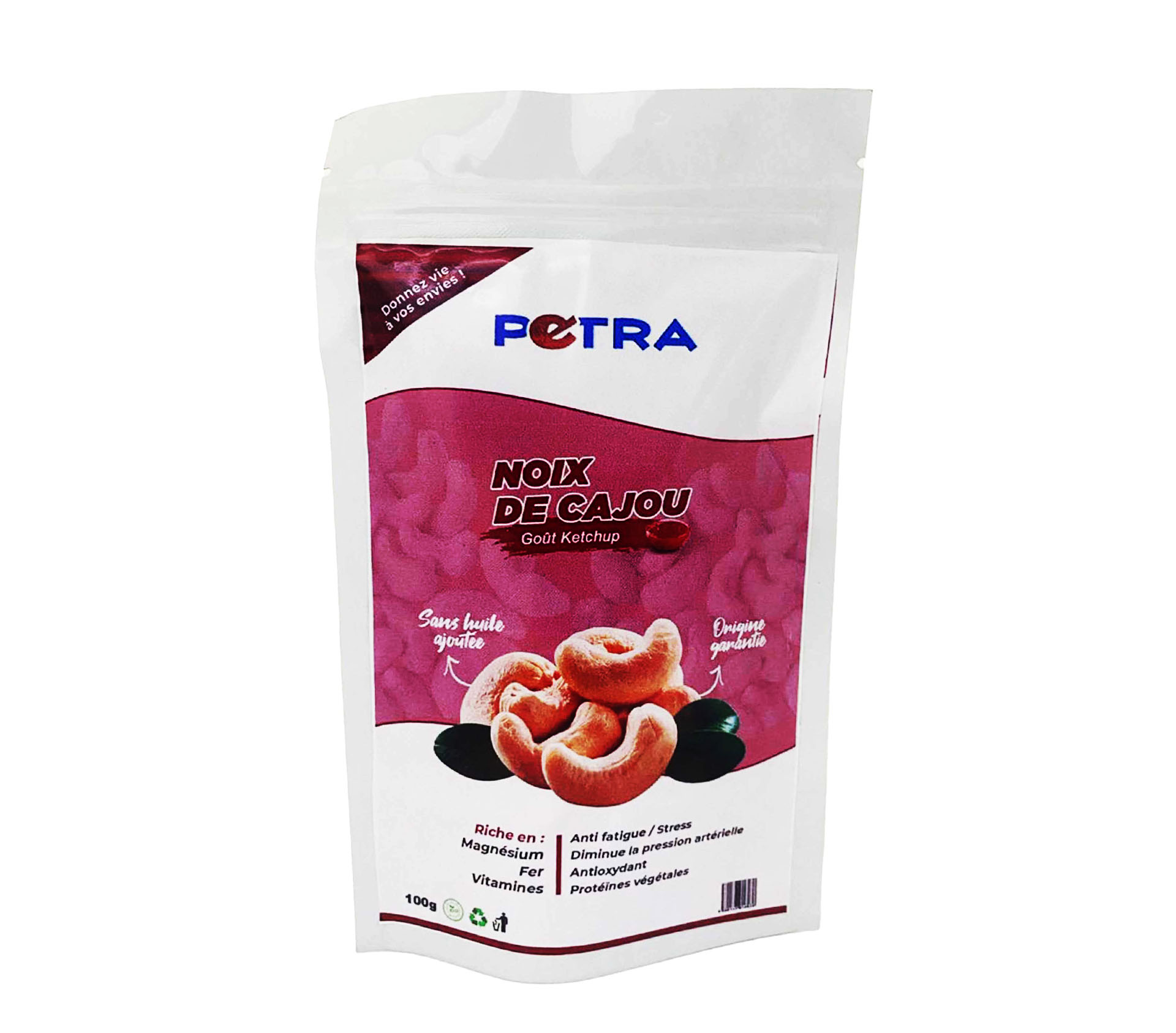 PETRA Noix de cajou Ketchup 100 Gram – GTIN 6176000096634