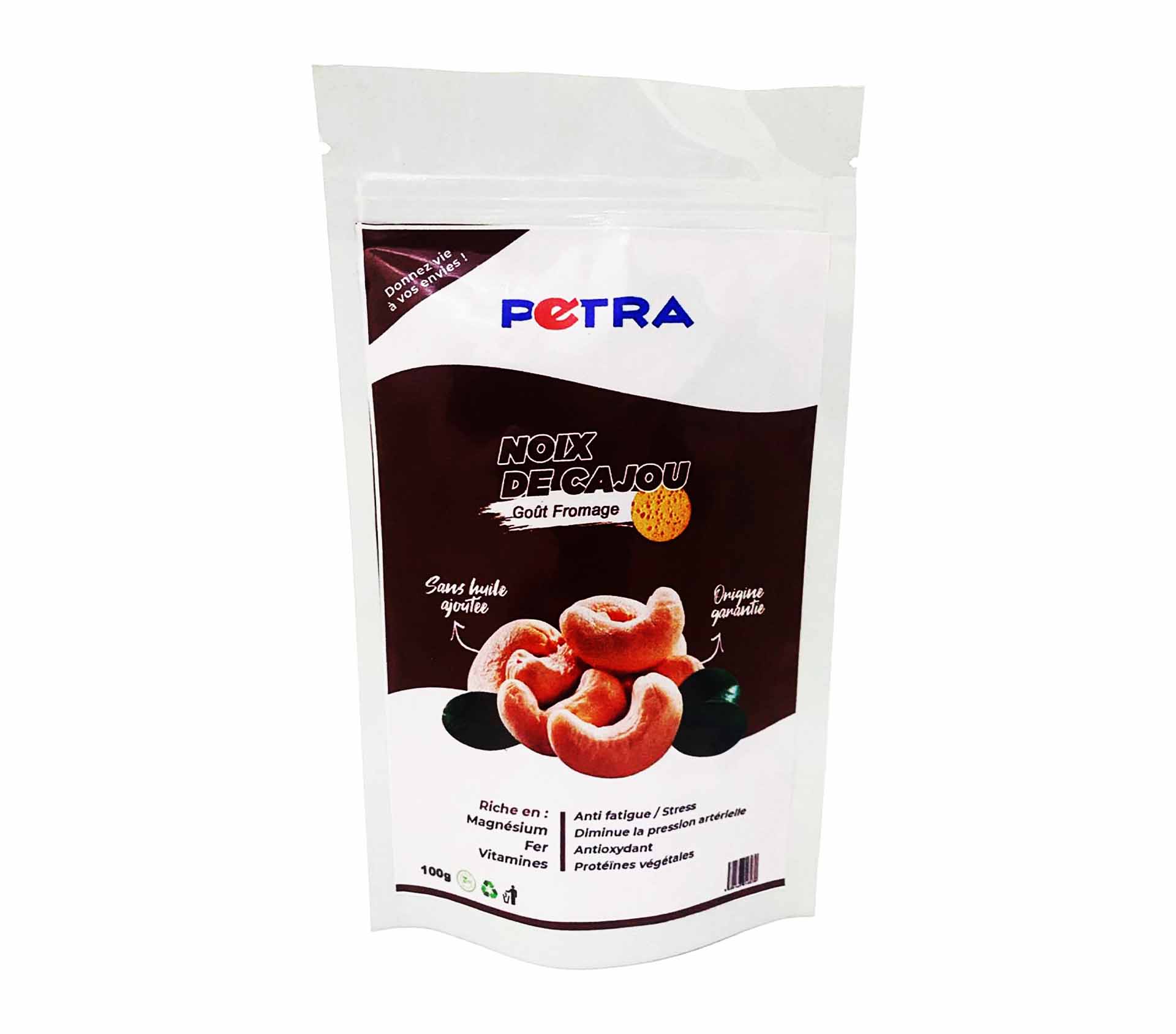 PETRA Noix de cajou Fromage 100 Gram – GTIN 6176000096658