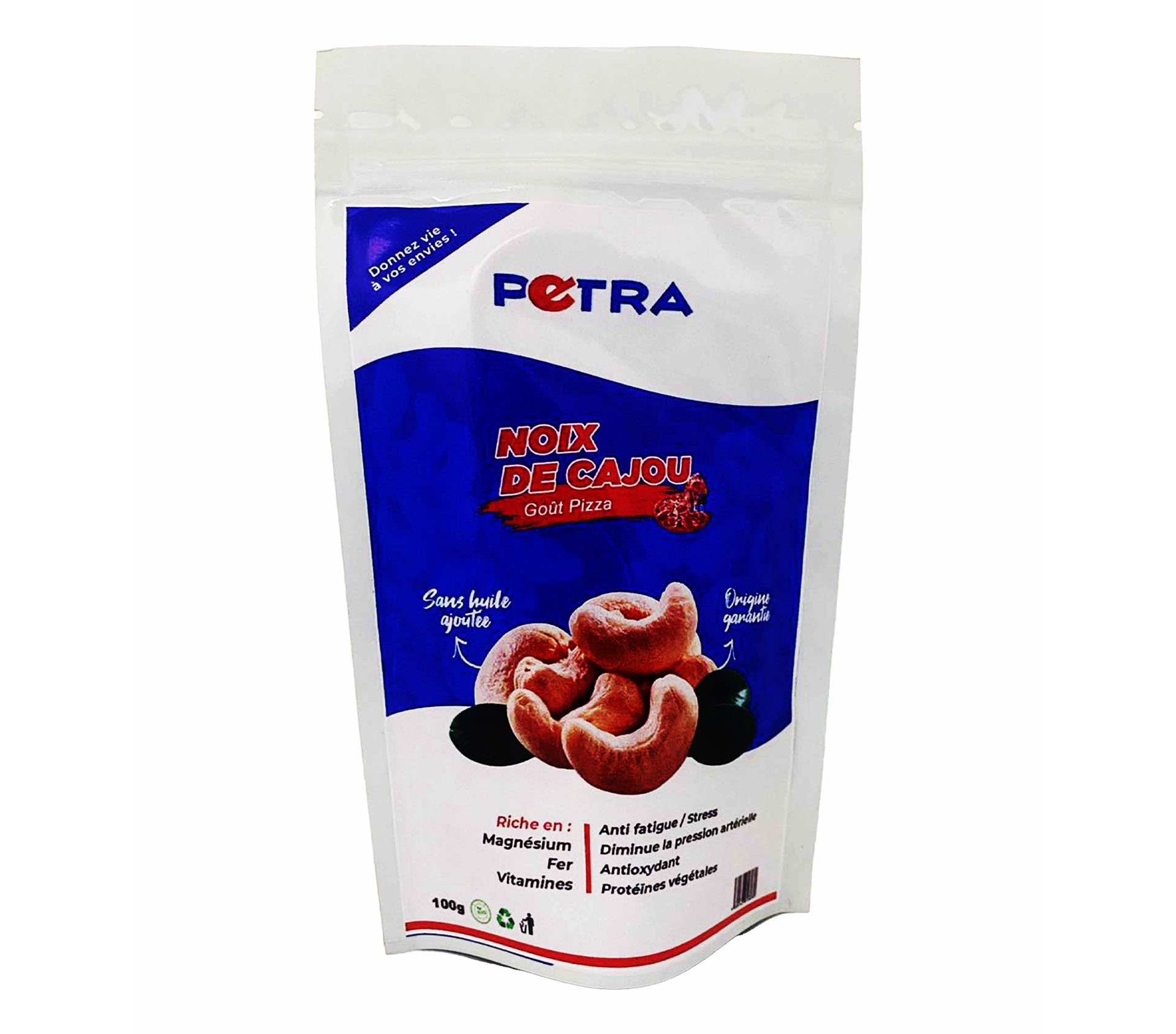 PETRA Noix de cajou Pizza 100 Gram – GTIN 6176000096696