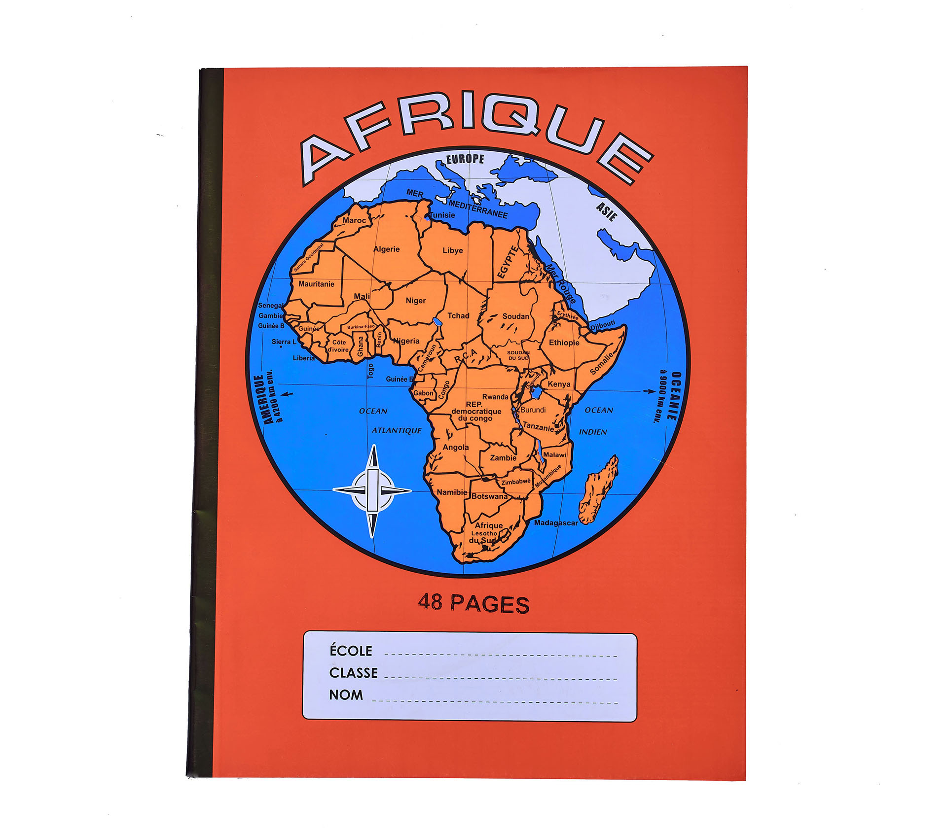 safca Afrique couleur cahier 17x22 374 Square centimetre – GTIN 6174000155009