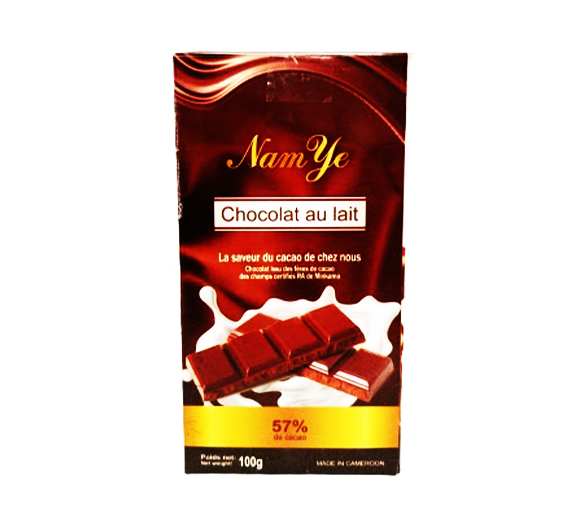 NamYe chocolat au lait 100 Gram – GTIN 6176000109617