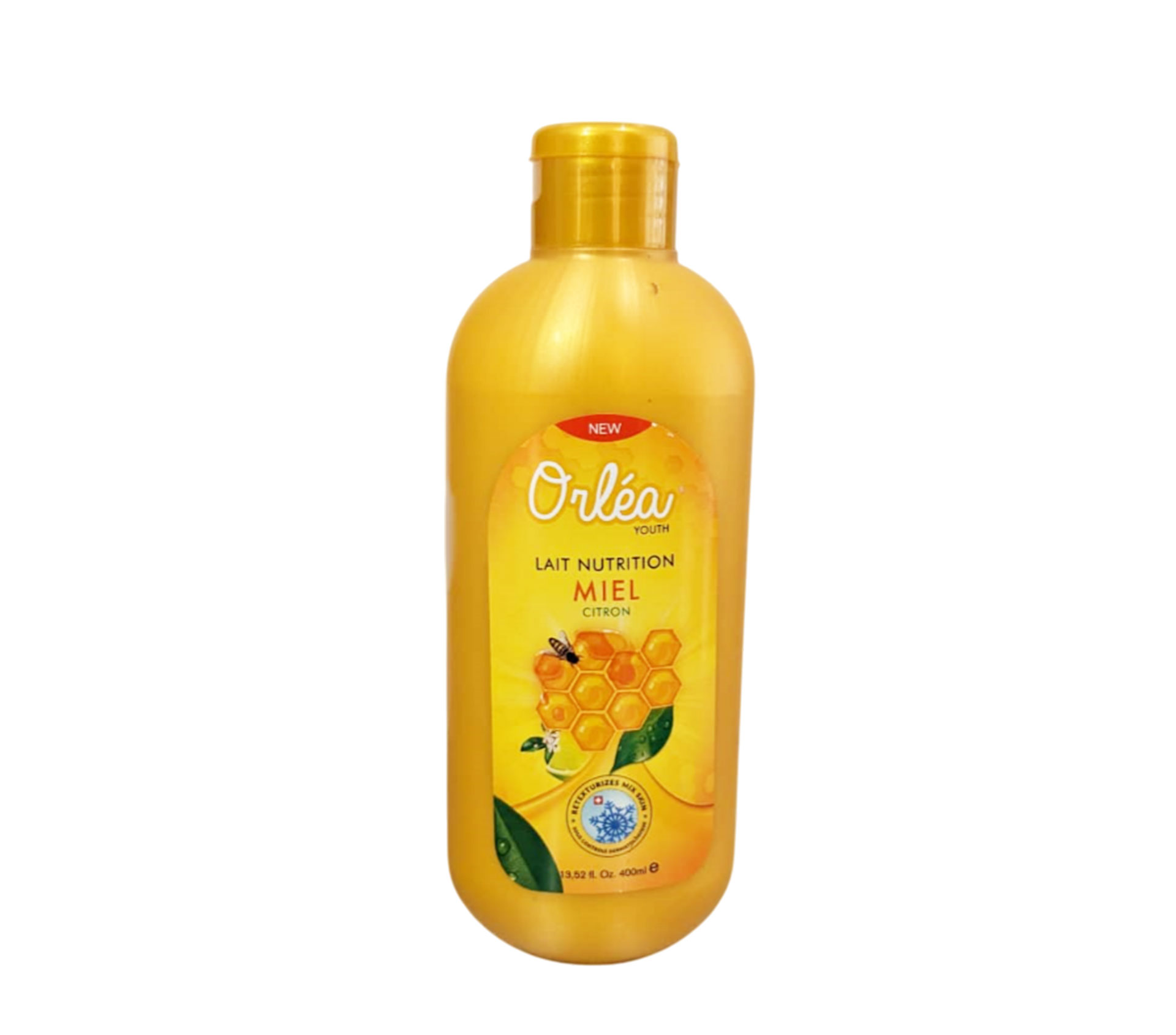 ORLÉA@ YOUTH LAIT NUTRITION MIEL CITRON - Action thérapeutique, hydratante, protective Honey and lemon body lotion for skin health 400 millilitre – GTIN 6171100170291