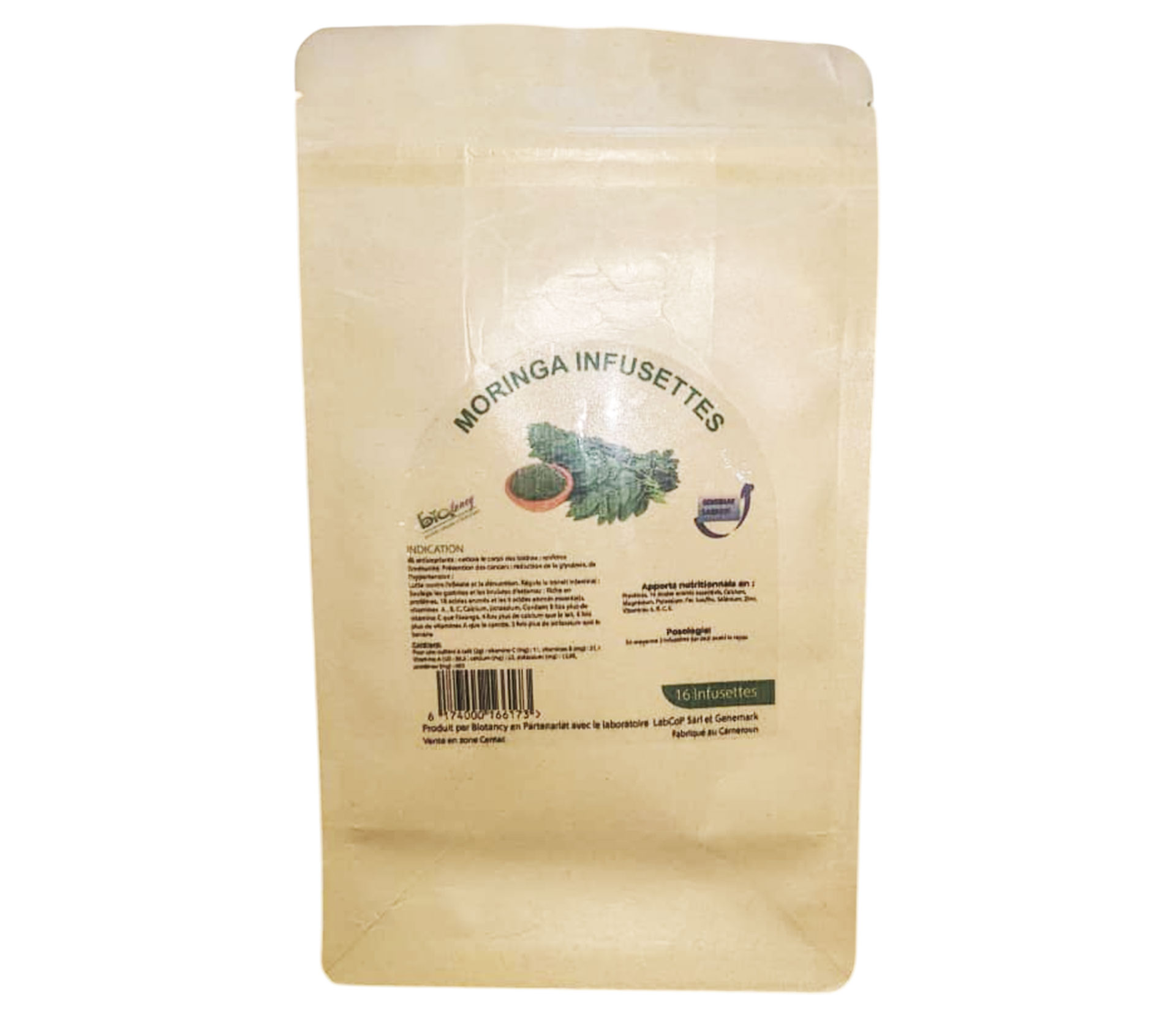 BIOTANCY COMPLEMENT ALIMENTAIRE Infusion Moringa Oleifera 16 Piece – GTIN 6174000166173