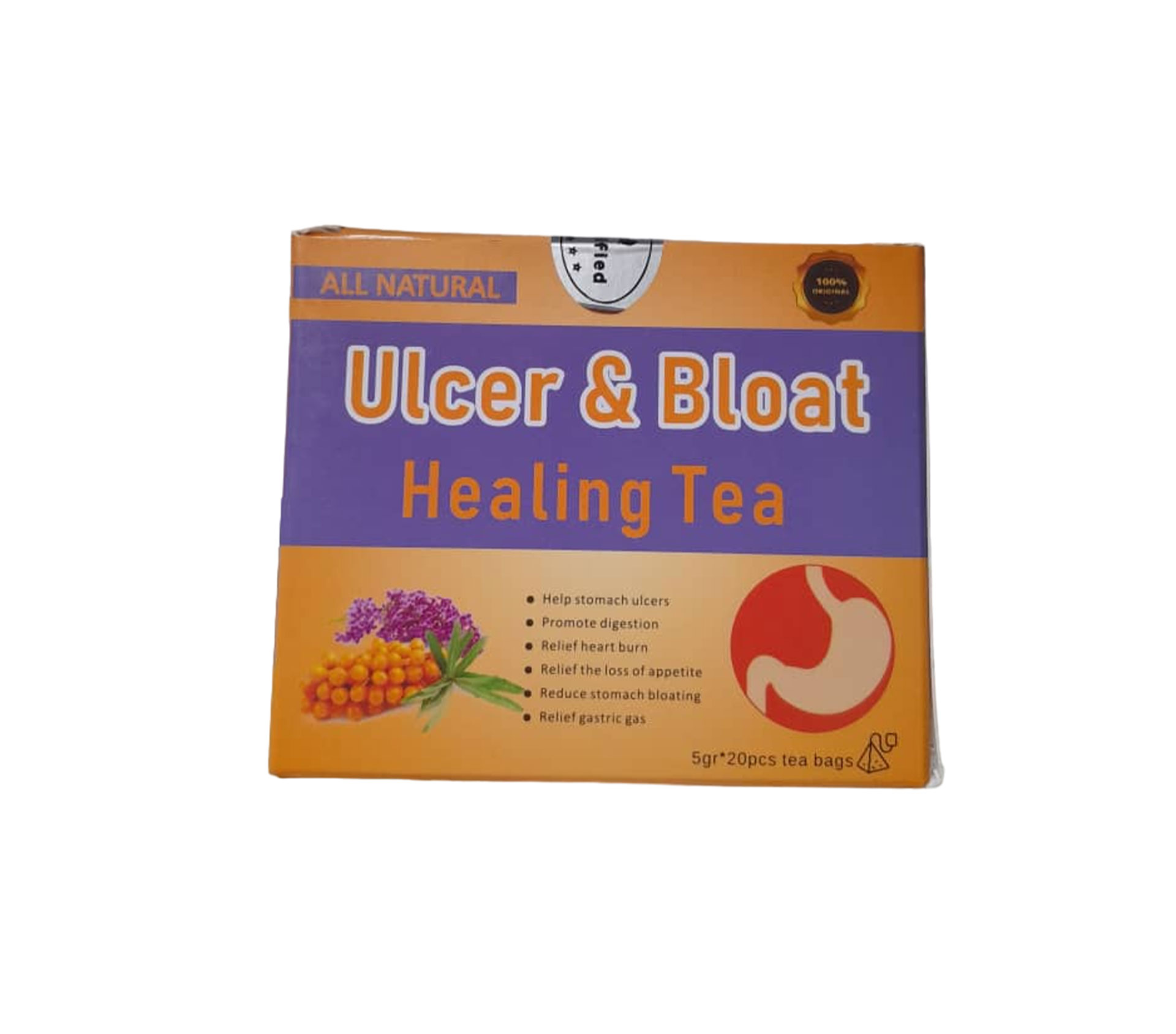 ULCER AND BLOAT Thé De Traitements D'ulcères Et Ballonnements 20 gram – GTIN 6176000074403