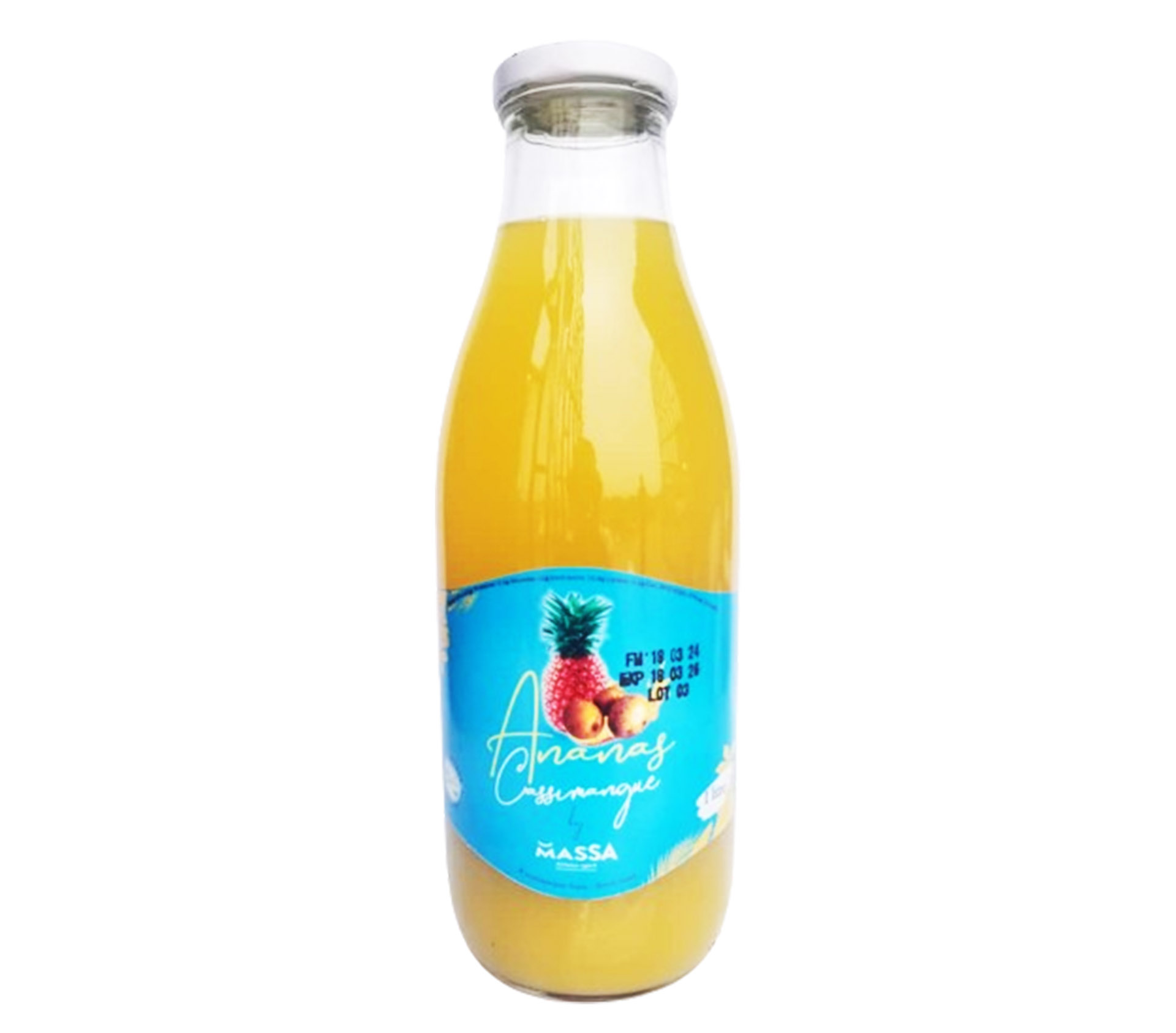 MASSA Jus De Fruits Ananas Et Cassimangue 1 Litre – GTIN 6174000196705