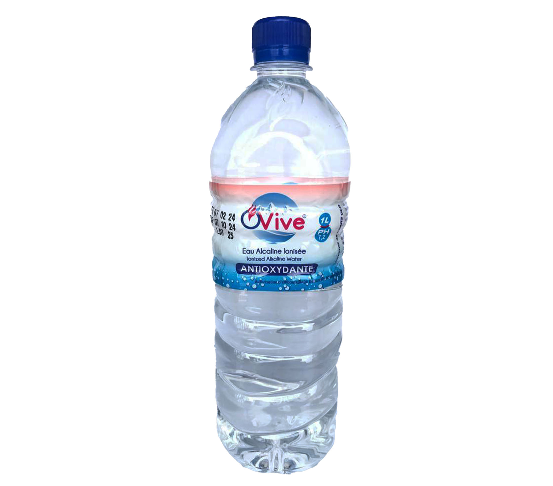 OVIVE Eau minérale alcanine ionisee PH 7.2 1 litre – GTIN 6176000042020