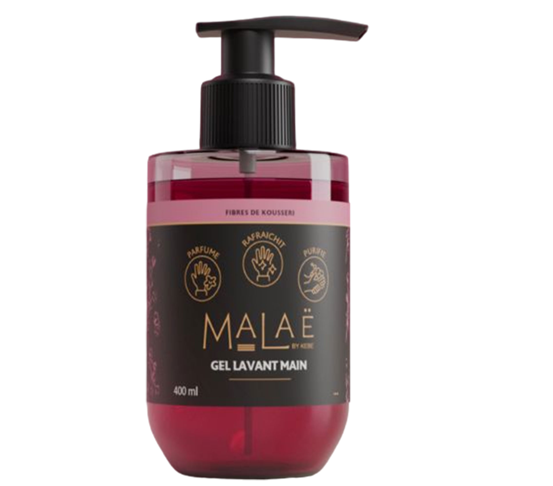 MALAE BY KEBE Gel Lavant Main Fibres De Kousseri 400 Millilitre – GTIN 6176000087892