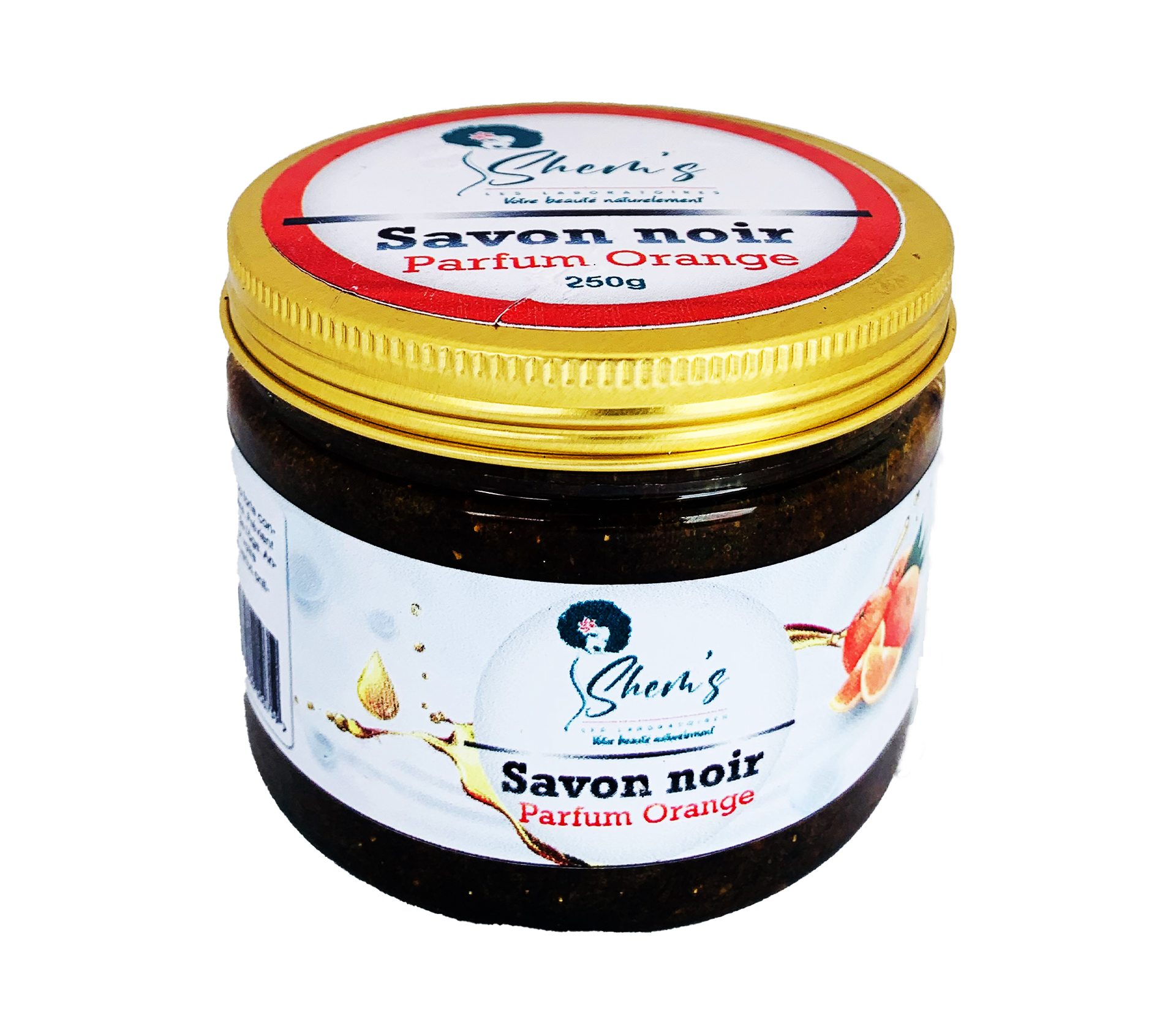 SHEM'S Savon Savon De Toilette Noir,Orange 250 Gram – GTIN 6176000050759