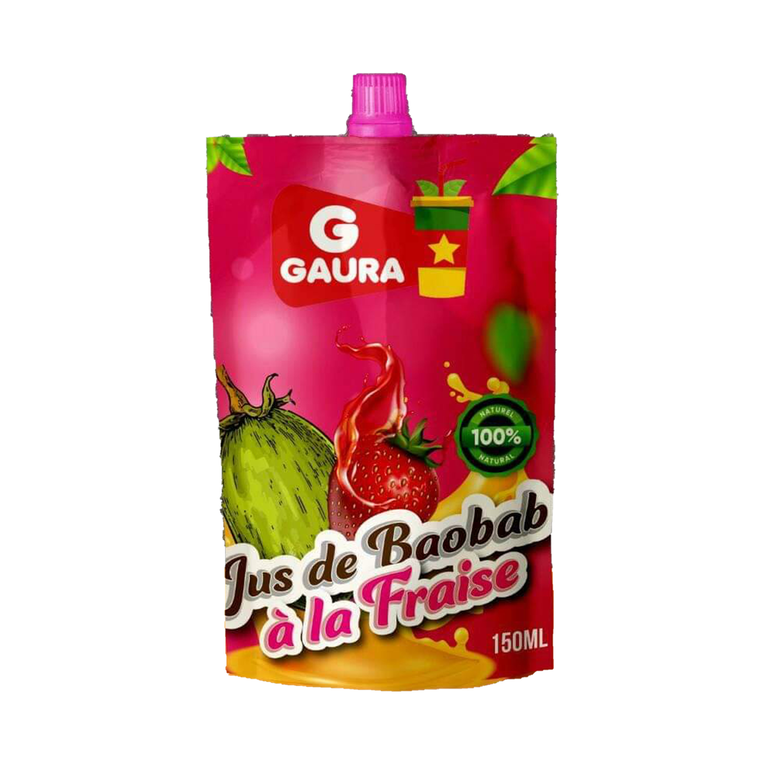 GAURA Jus De Fruits Baobab Fraise 150 Millilitre – GTIN 6174000054142