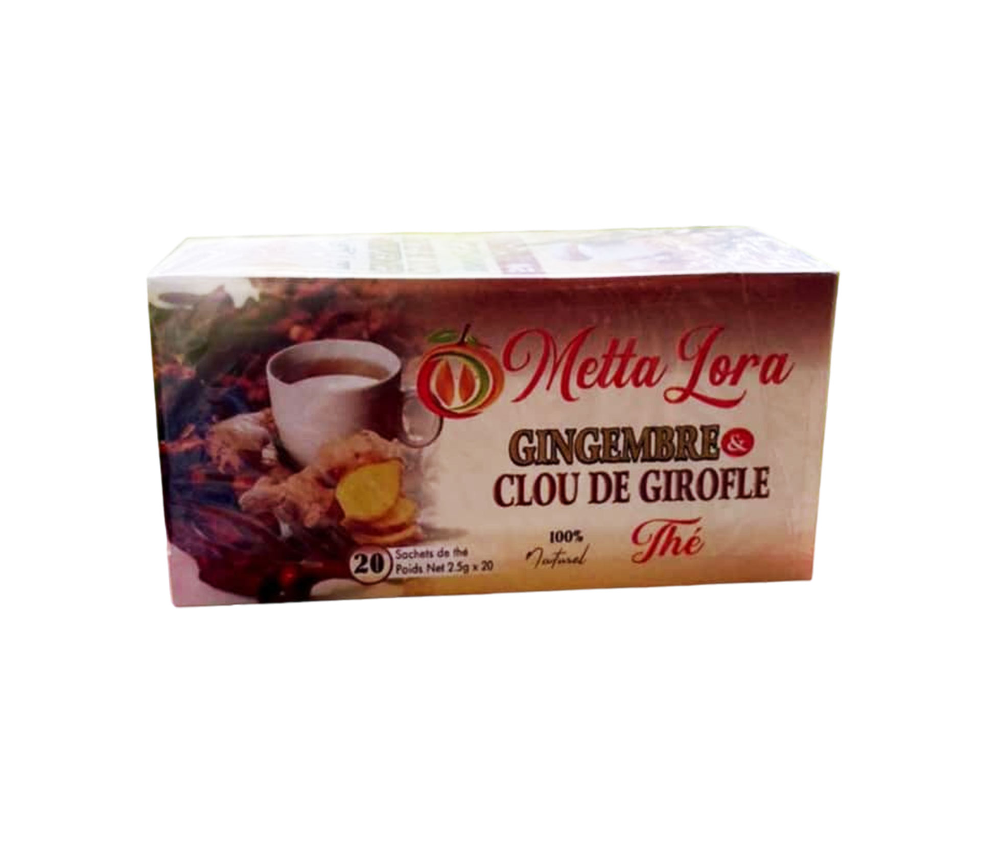 METTA LORA Thé gingembre Thé gingembre au clou de girofle 50 gram – GTIN 6177000010033
