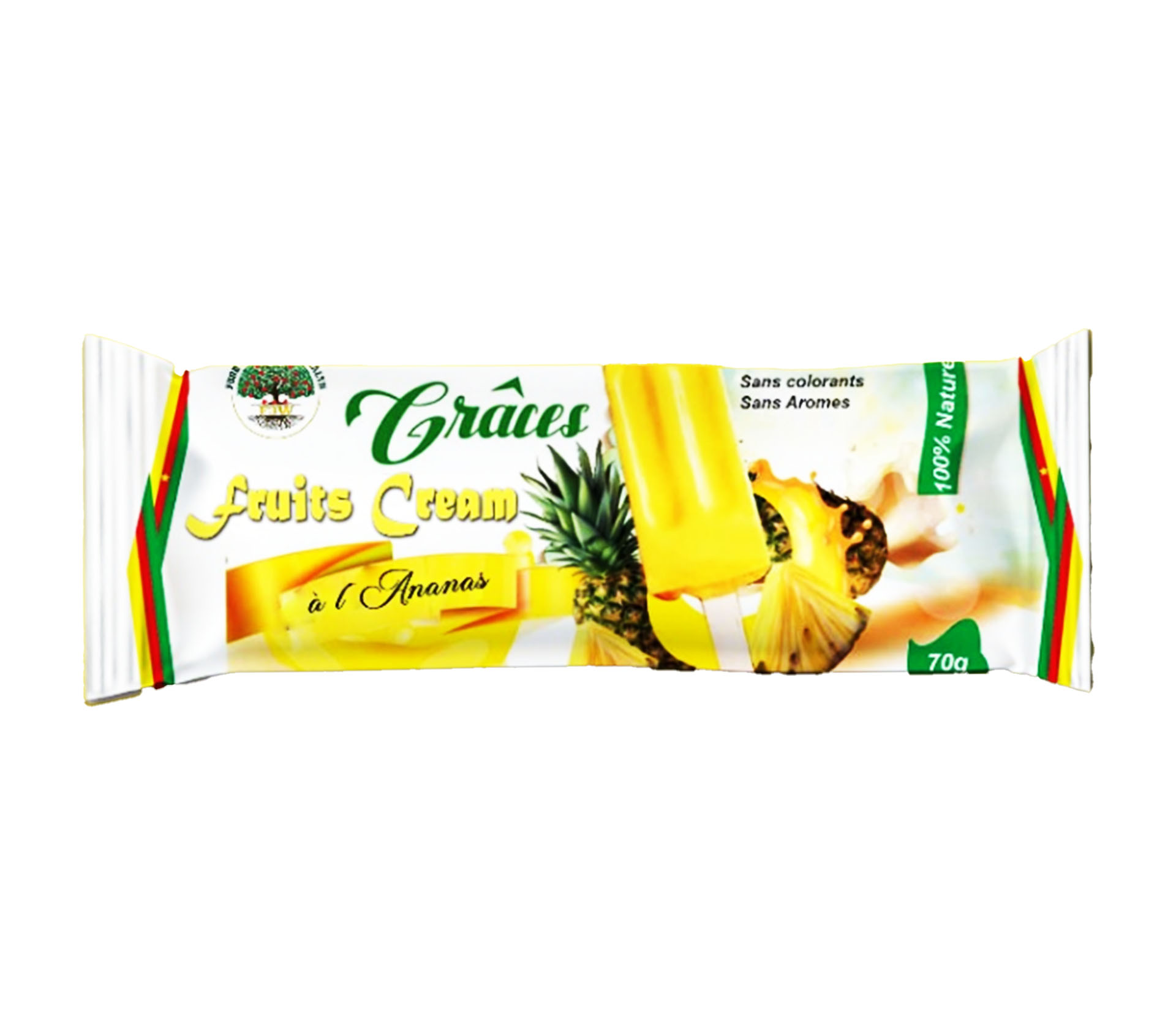 GRACES FRUITS-CREAM Esquimau À L'ananas 70 Gram – GTIN 6176000105824