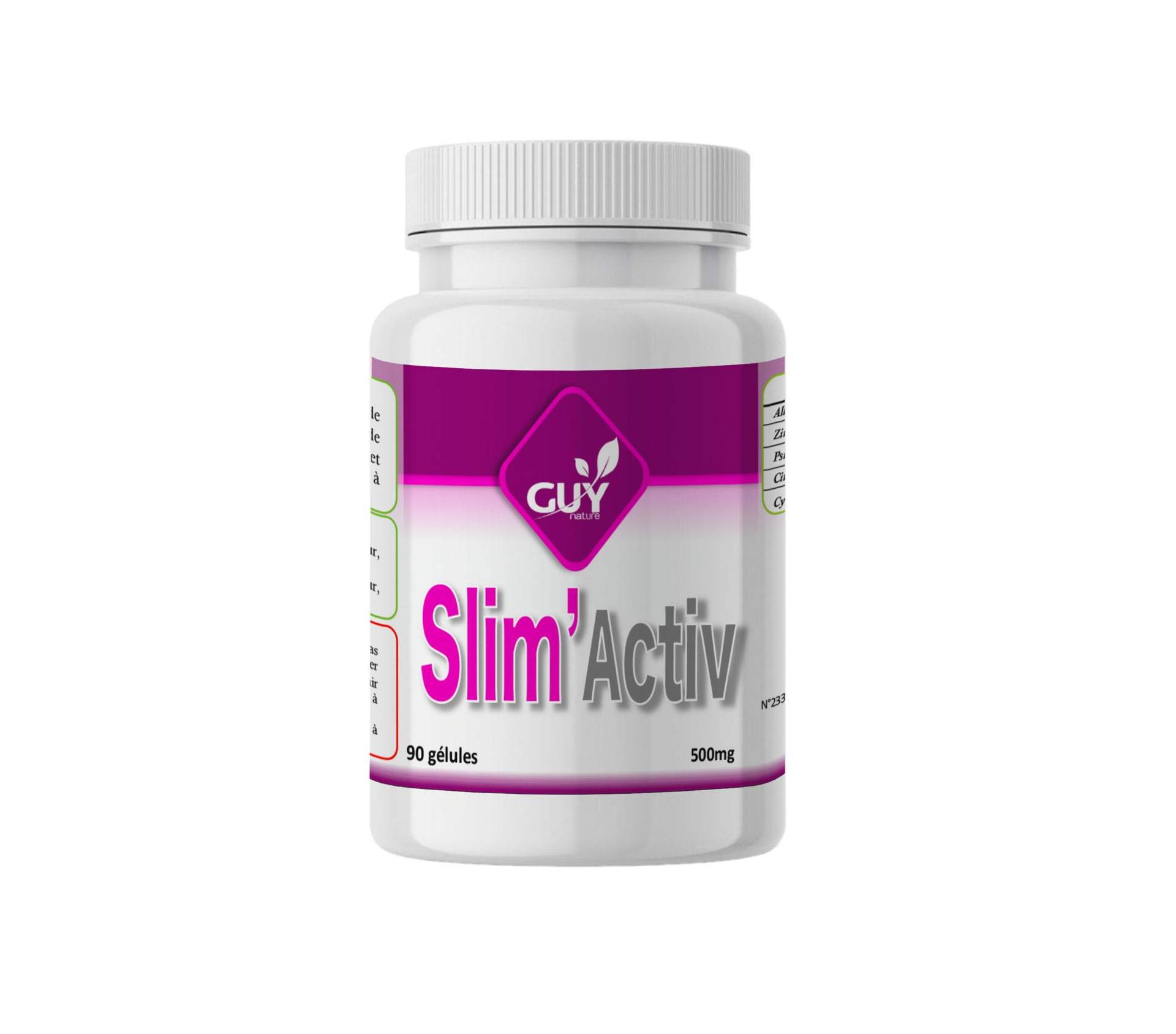 GUY NATURE Slim'Activ Gélules 50 gram – GTIN 6174000266156