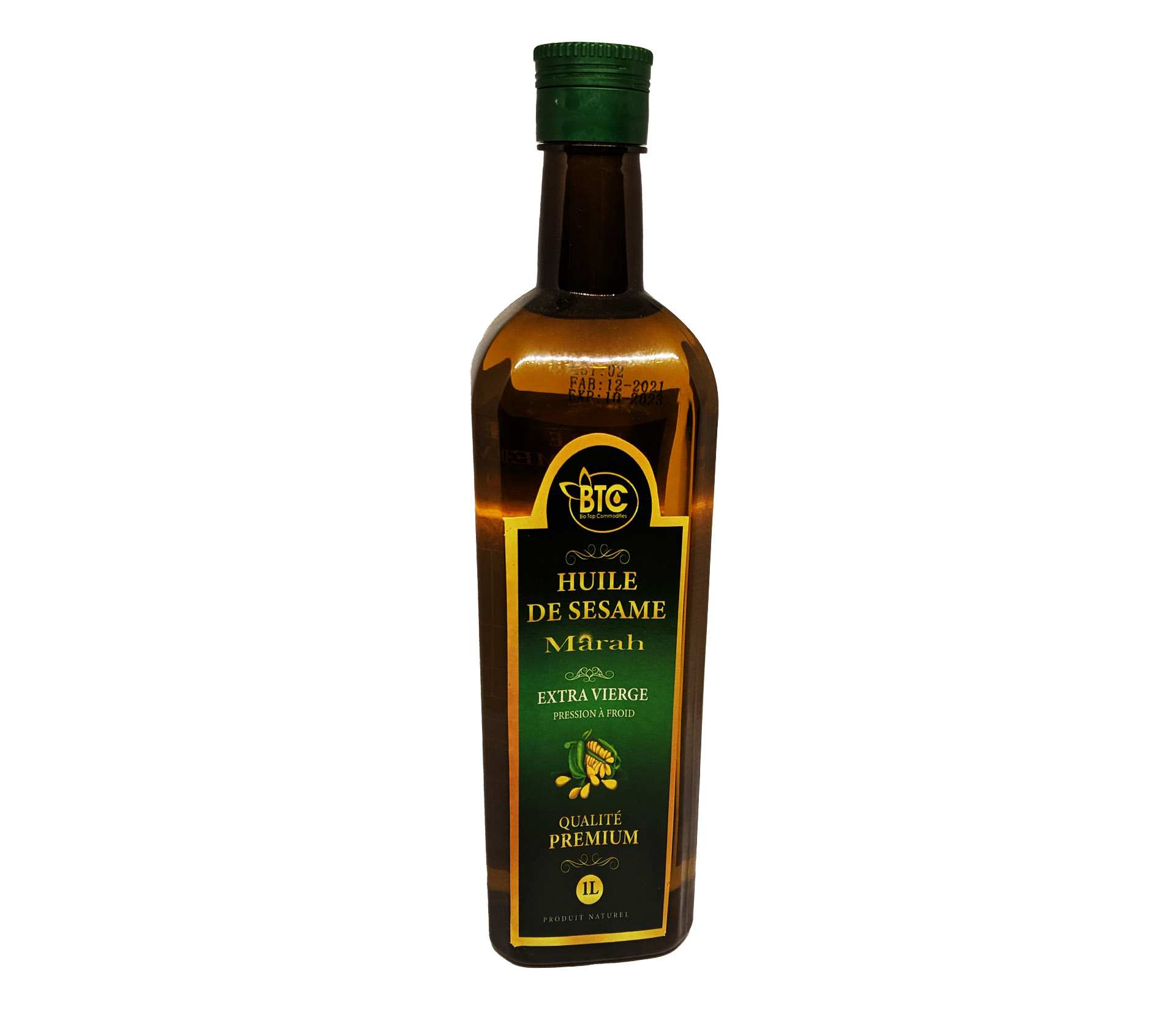 Sesame Oil Huile De Sesame Extra vierge, Bio 1 Litre – GTIN 6177000000294