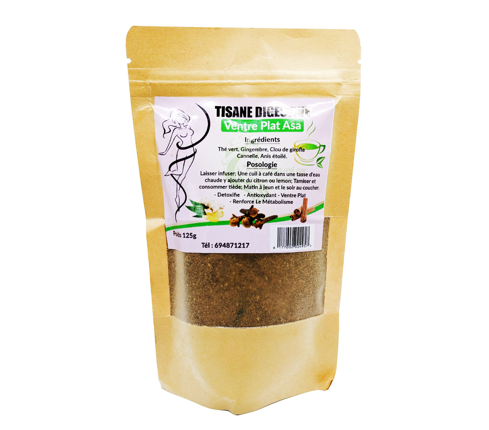 ASA GROUP Asa hair and care Infusion D'Herbes Ventre Plat 250 Gram – GTIN 6177000004957