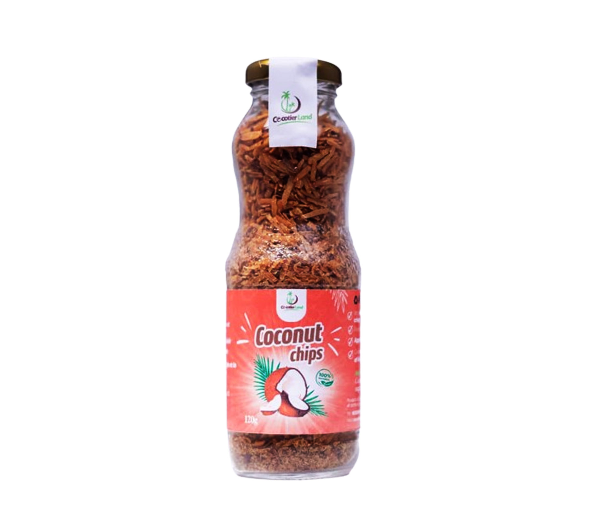 Cocotierland Amuse-gueles Croustilles de coco 120 Gram – GTIN 6176000110422