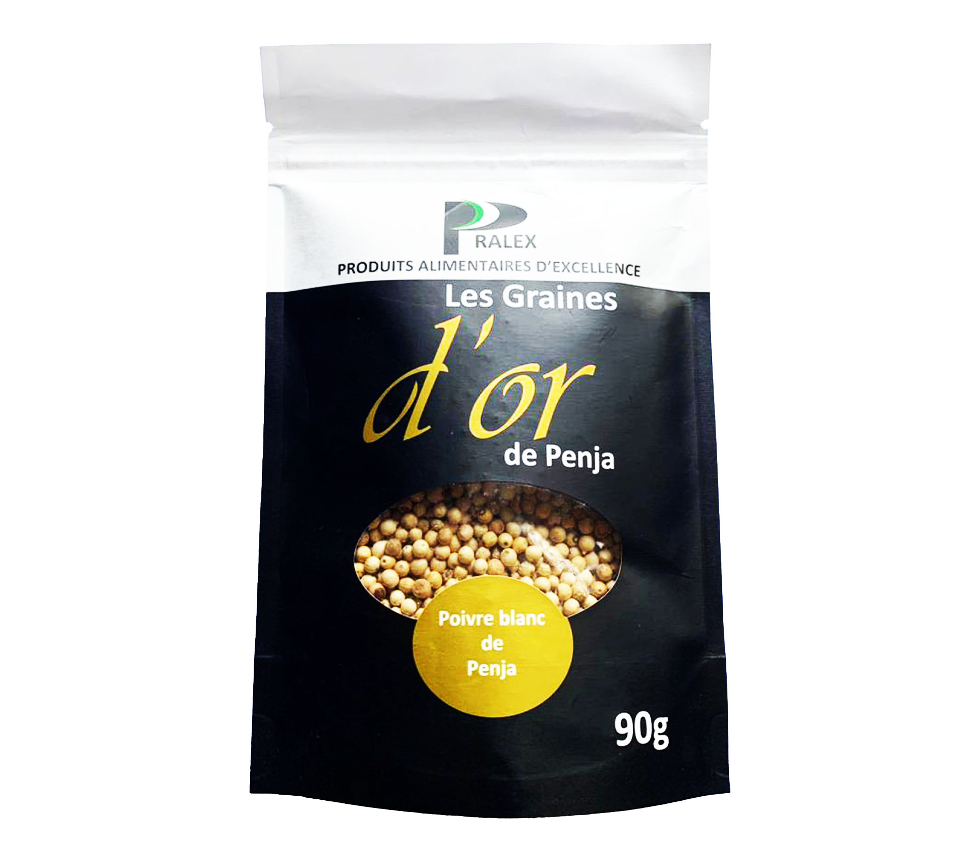 PRODUITS ALIMENTAIRES D'EXELLENCES LES GRAINES D'OR DE PENJA poivre blanc de penja Les Graines D'or De Penja 90 Gram – GTIN 6174000015051