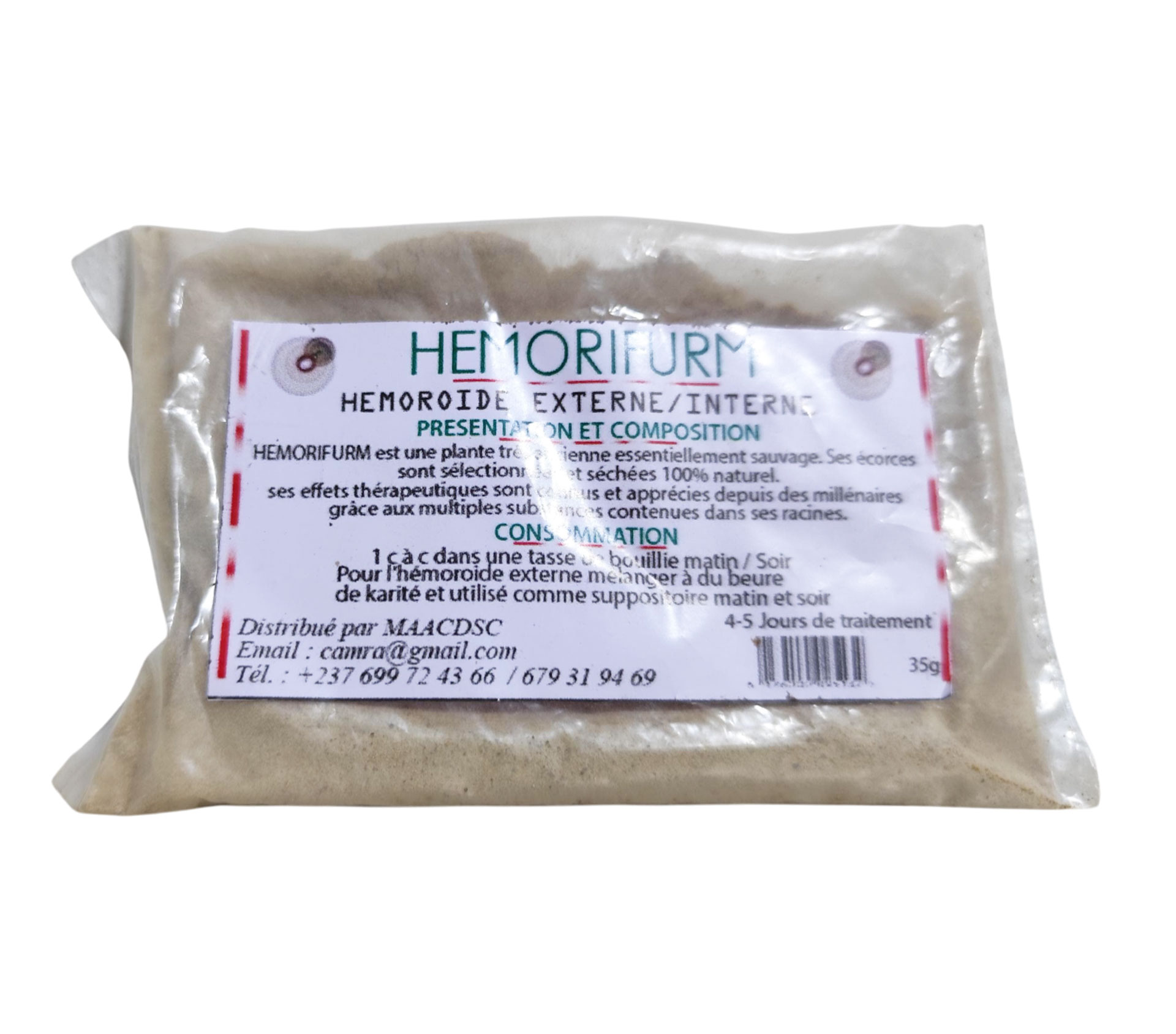 CAMRA Thé HEMORIFURM 35 gram – GTIN 6176000095132