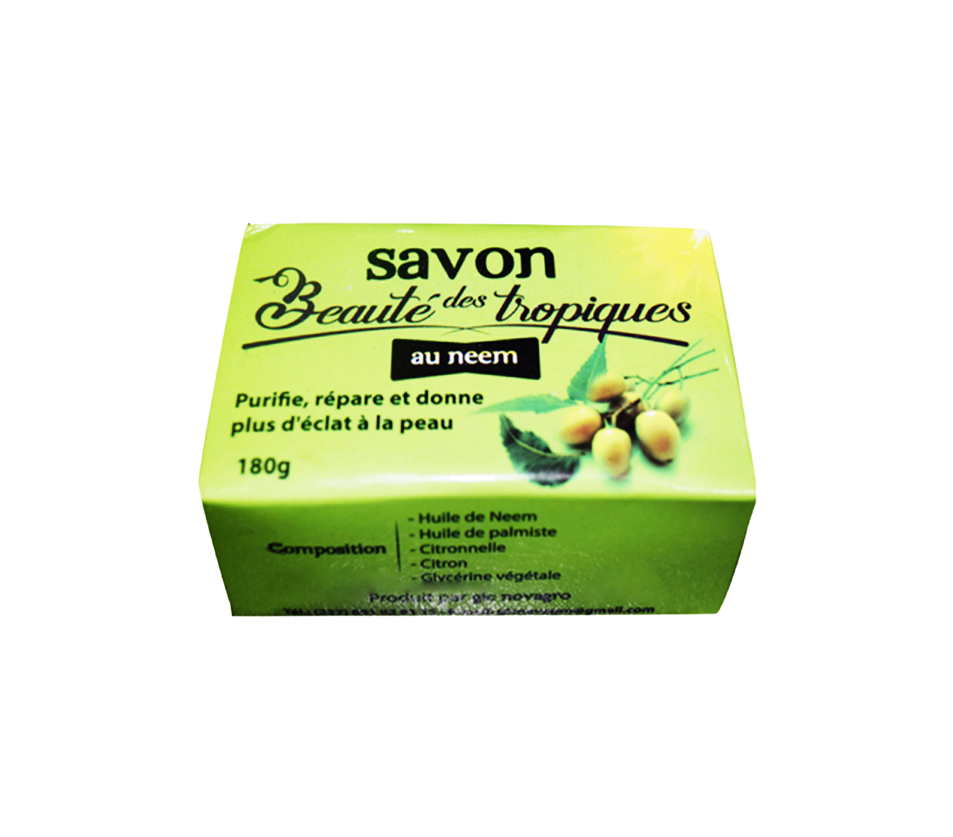Beauté des tropiques Savon De Toilette Au neem 180 Gram – GTIN 6177000002069