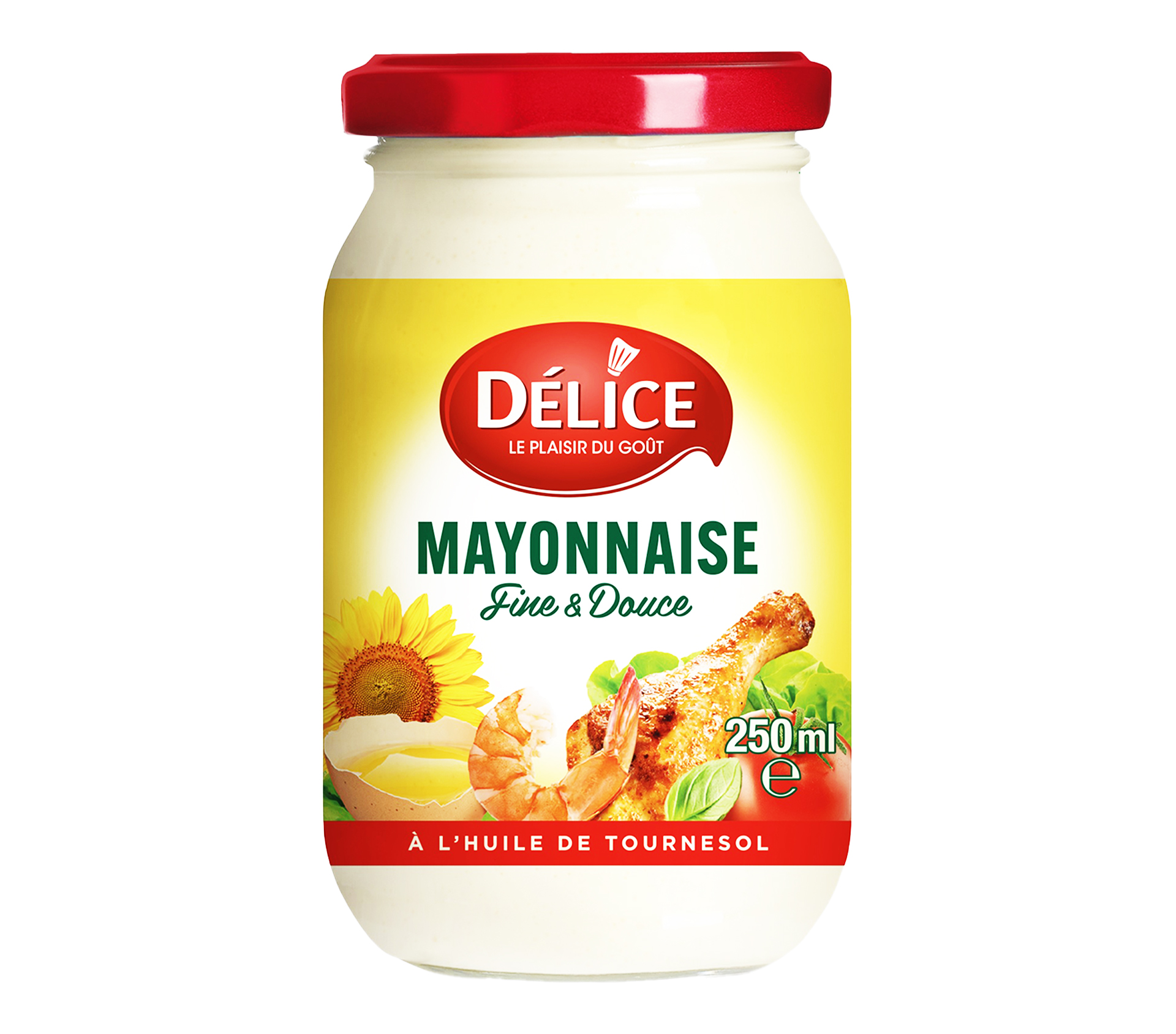 Délice Délice Bocal en verre Mayonnaise Délice 250 Millilitre – GTIN 6174000037114