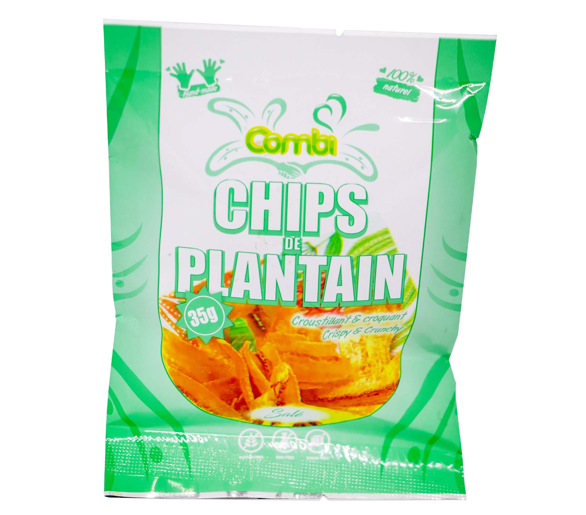 YOAN Chips Plantain Nature Vert 35 Gram – GTIN 6174000022042