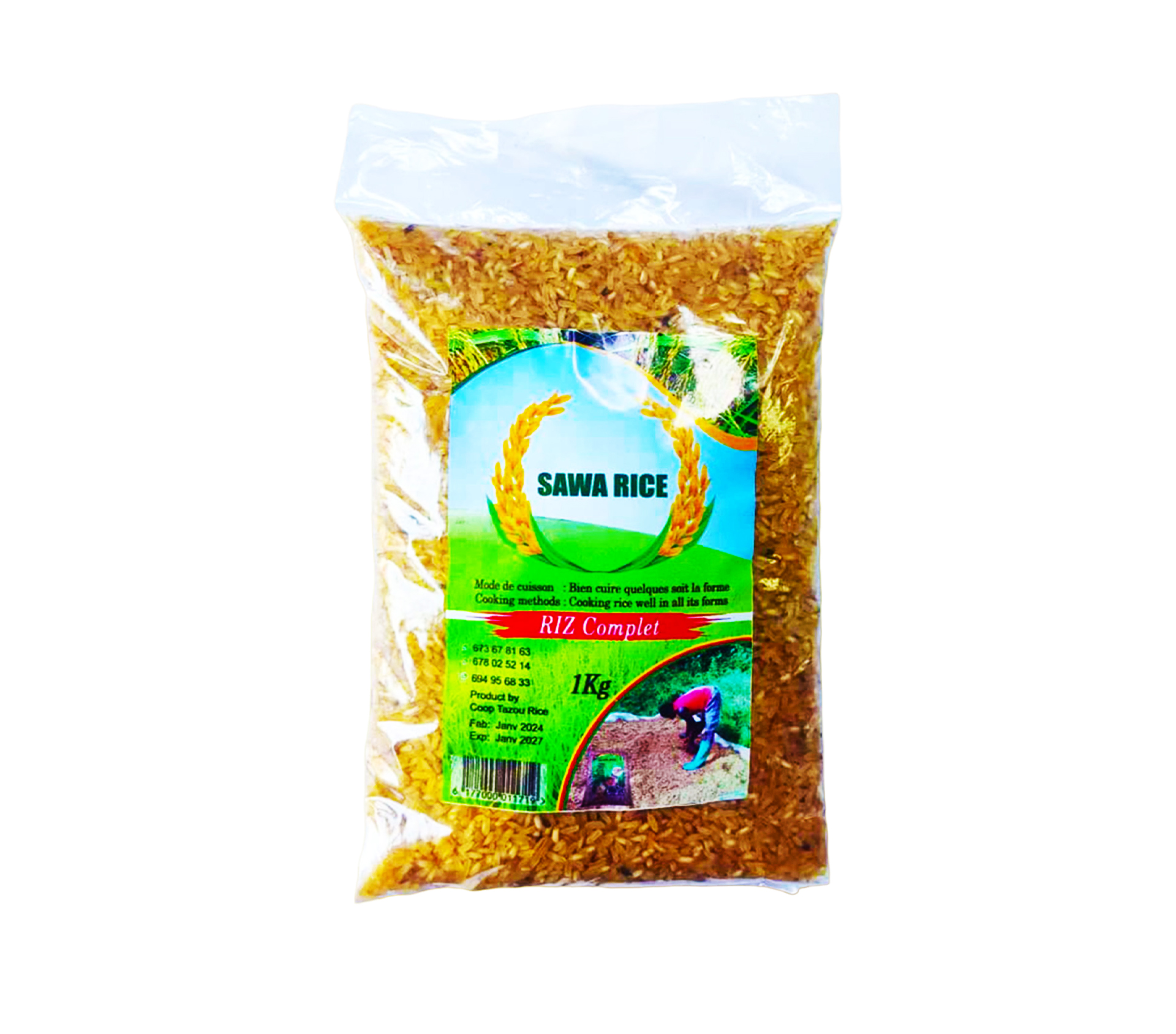 SAWA RICE Riz 1 Kilogram – GTIN 6177000011719