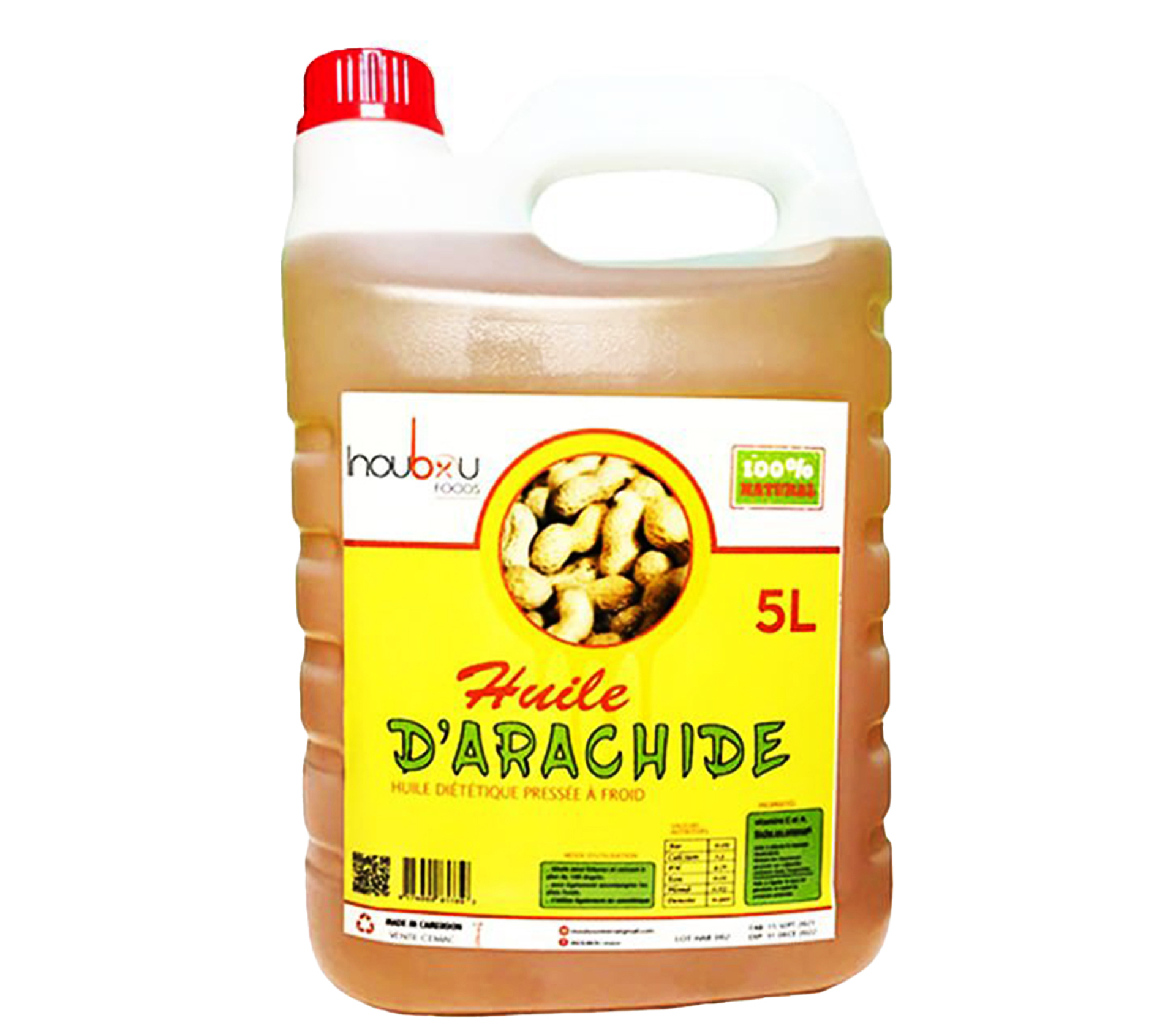 Inoubou Univers INOUBOU FOODS Huile D'arachide 5 Litre – GTIN 6176000010968