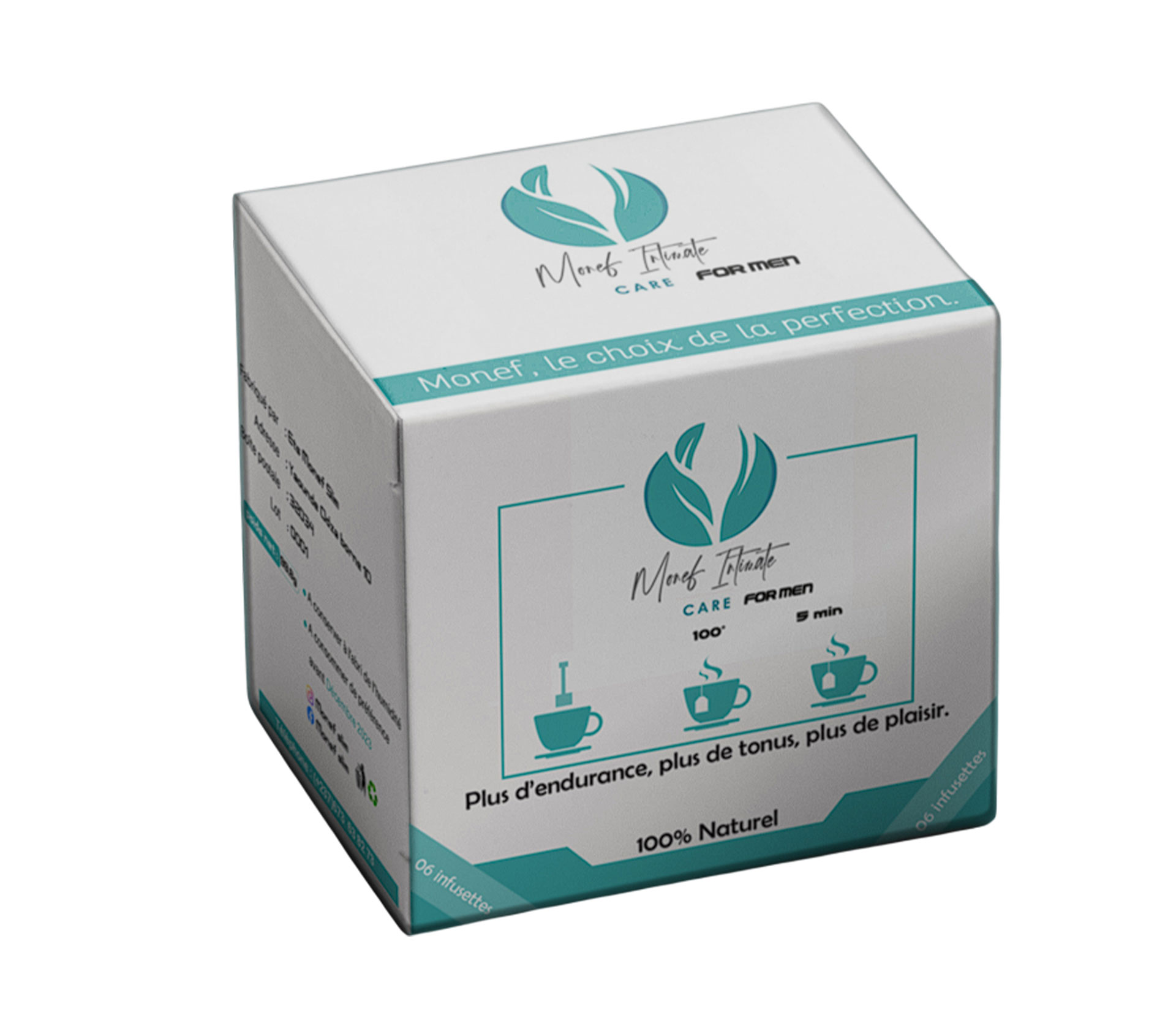 Monicare 6 Thé Aphrodisiaque stimulant et booster de libido pour homme . 45 Gram – GTIN 6176000076018