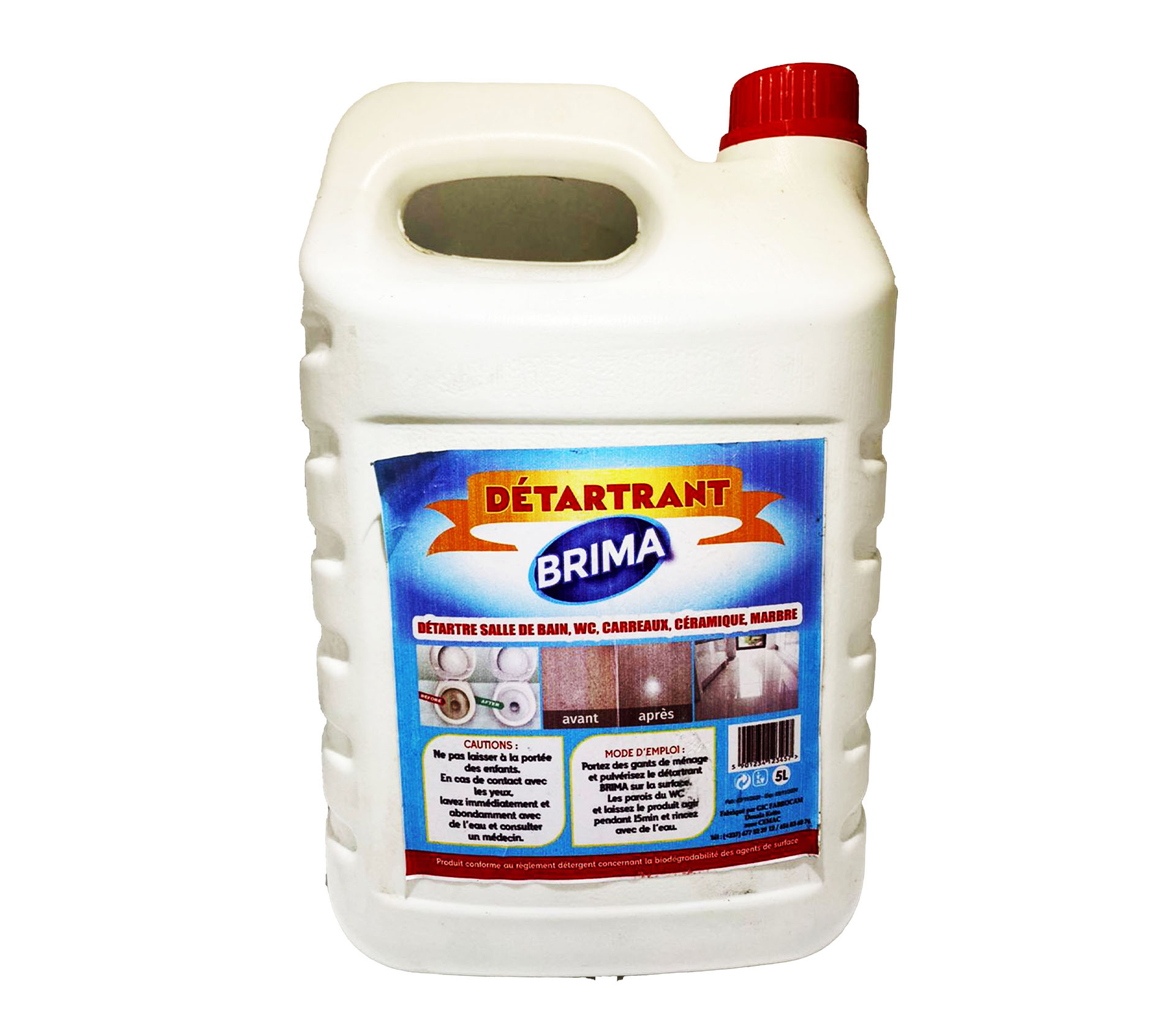 BRIMA Détartrant 1 Litre – GTIN 6176000015338