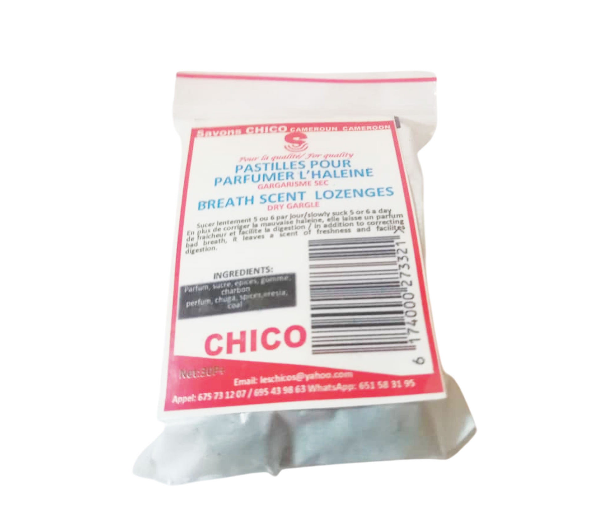 CHICO Tablette pour parfumer l'haleine 30 piece – GTIN 6174000273321