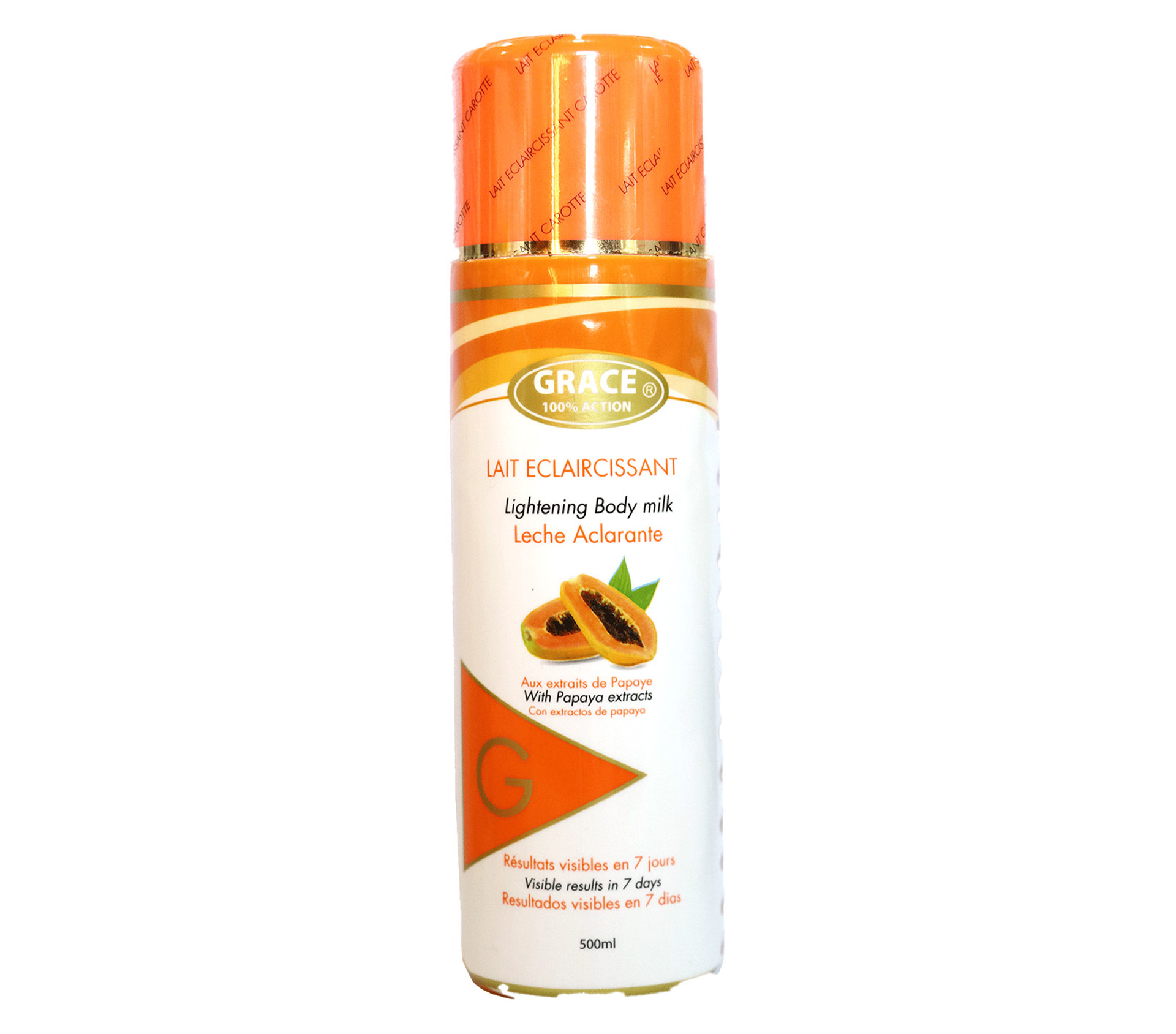 GRACE Lait éclaircissant Papaye 500 Millilitre – GTIN 6174000207036