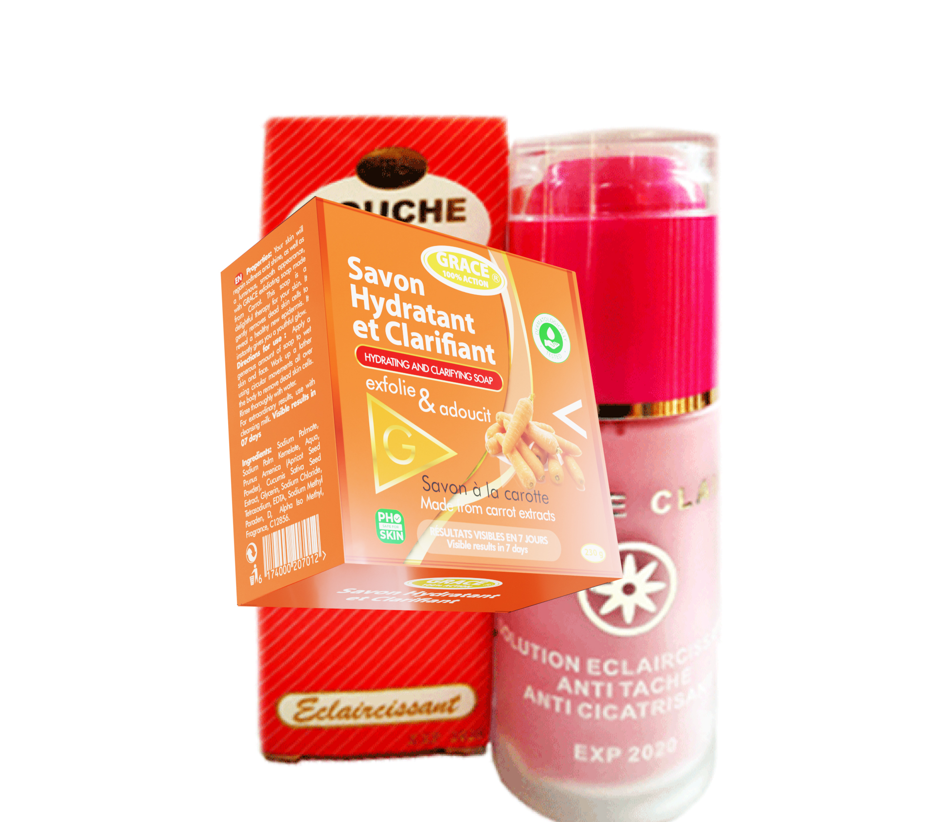 TOUCHE CLAIRE Solution éclaircissante Anti taches, Anti cicatrisant 60 Millilitre – GTIN 6174000207647