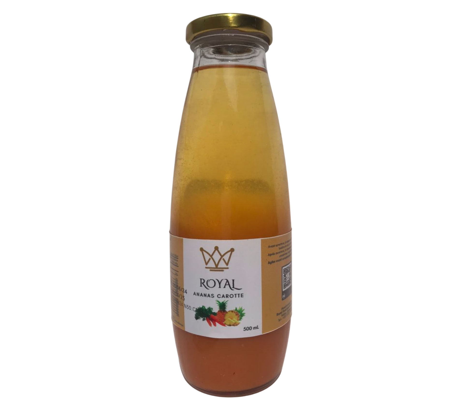 ROYAL FOOD AND DRINKS Jus Ananas Carotte 500 millilitre – GTIN 6174000276162
