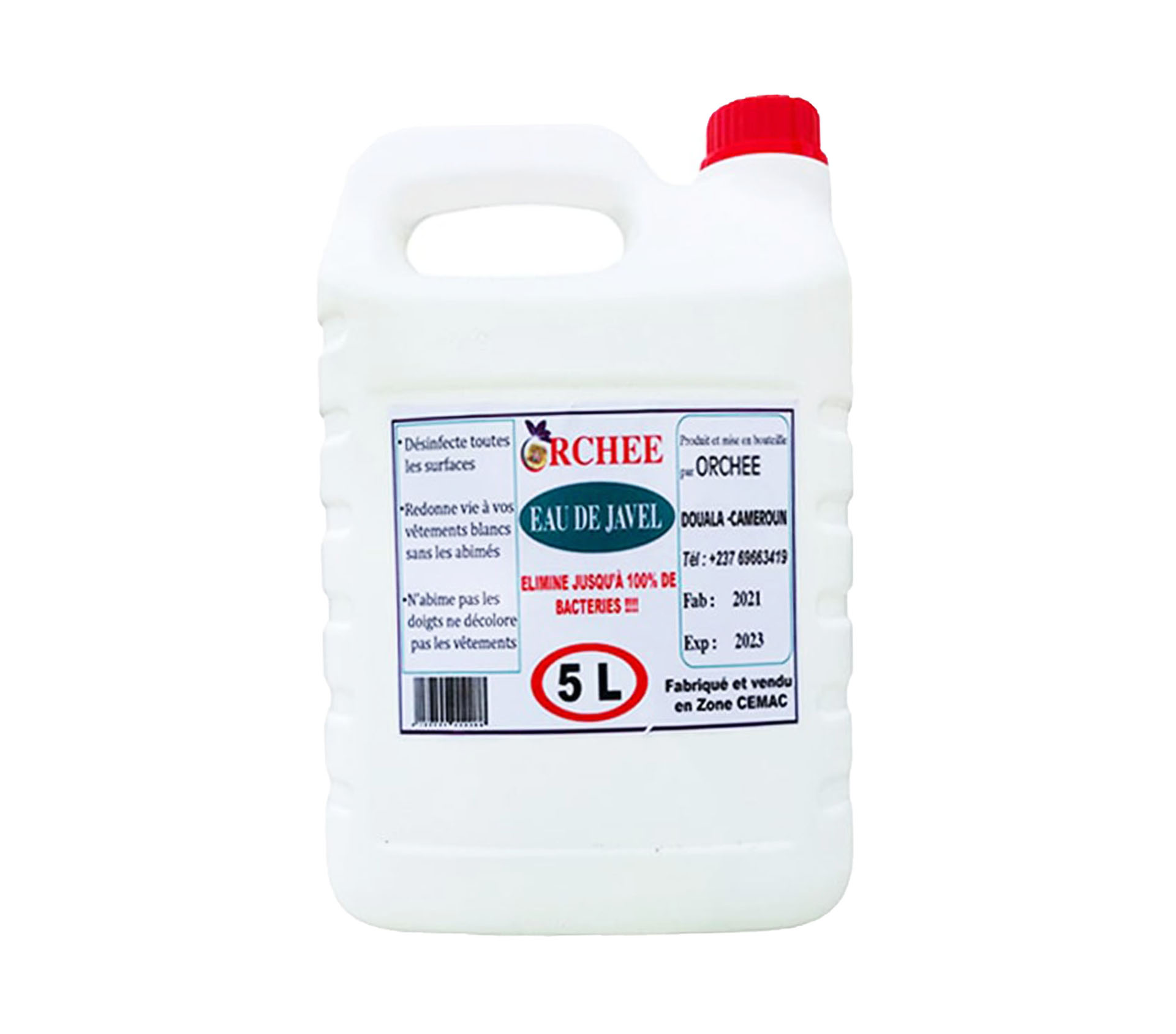 Orchee Eau de javel 5 Litre – GTIN 6177000001451
