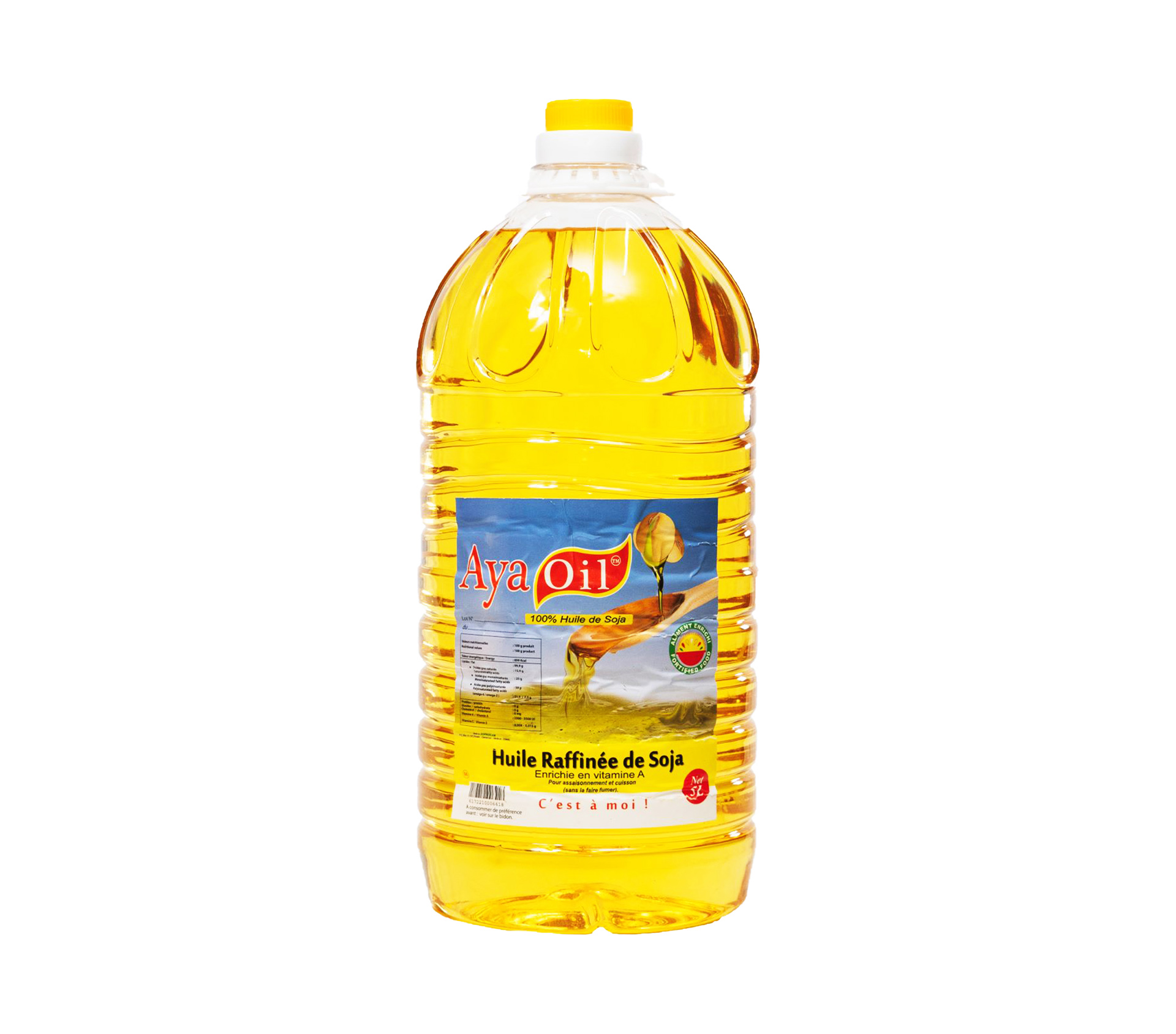 Aya Oil Huile raffinée de soja 5 Litre – GTIN 6176000075134