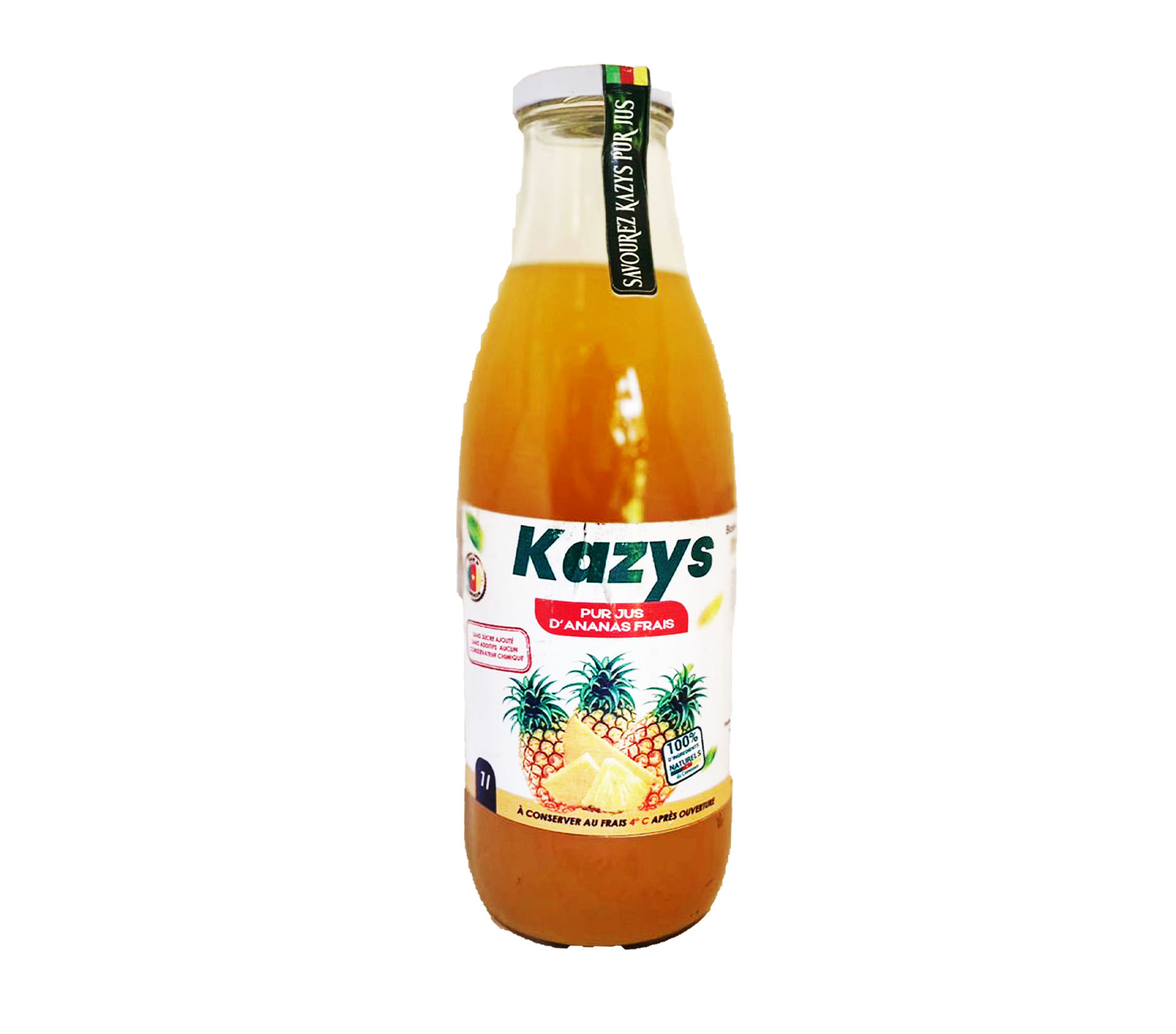 KAZYS Jus de fruits Ananas 1 Litre – GTIN 6176000085348