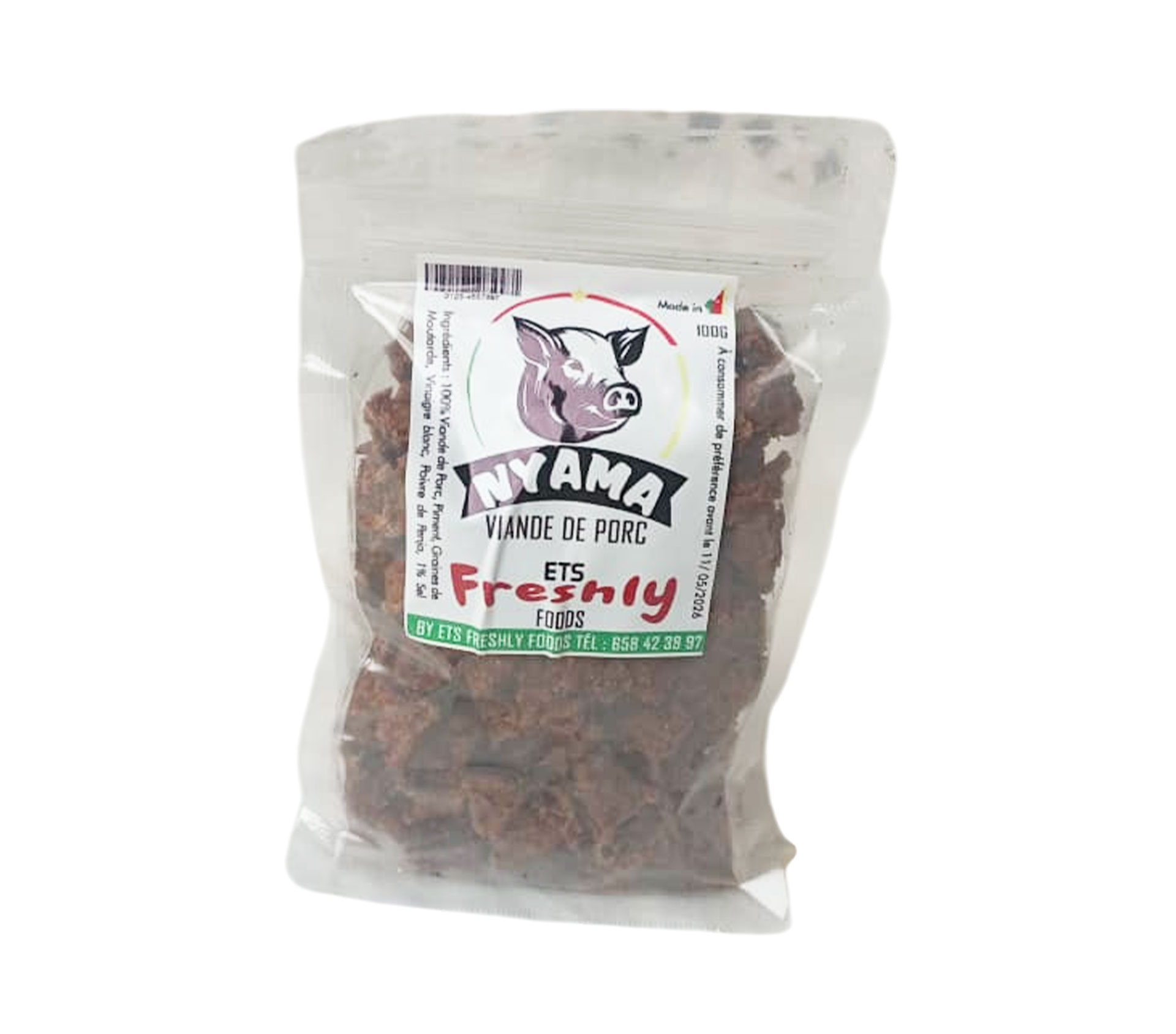 NYAMA Croquettes De Viandes De Porc 100 Gram – GTIN 6176000136965