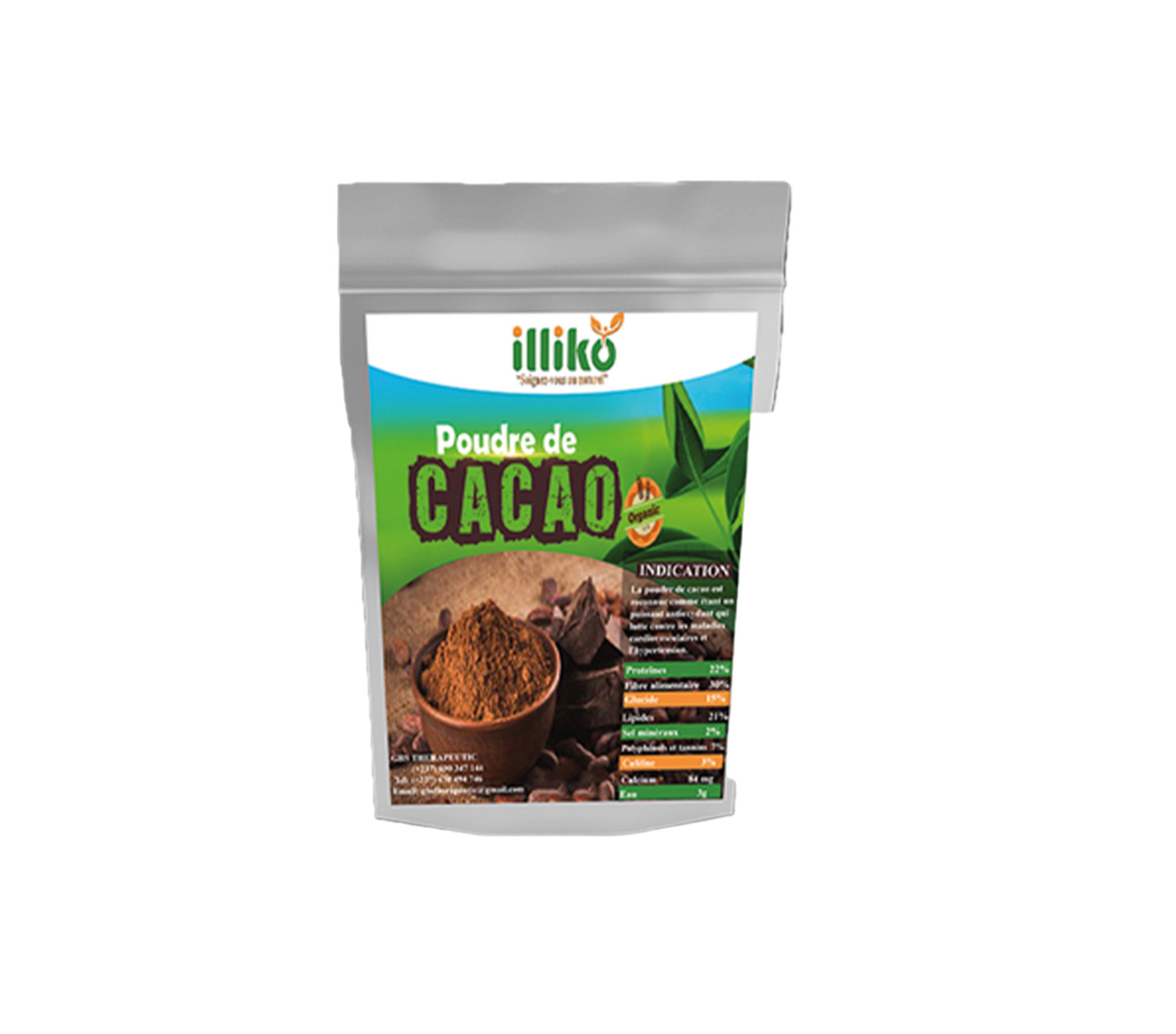 GBS Therapeutic illiko Poudre de CACAO 200000 Milligram – GTIN 6174000243263